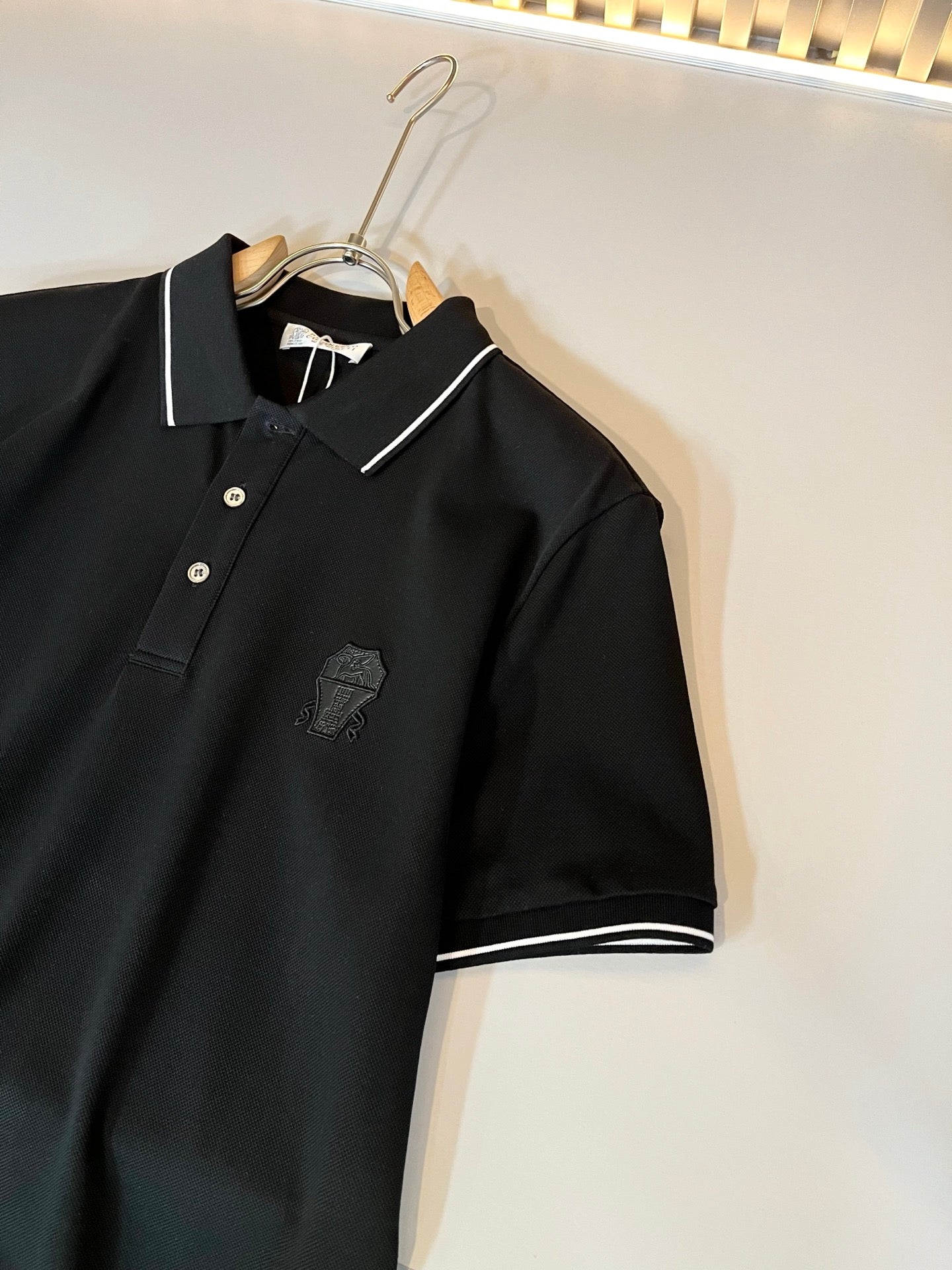 BRU*C 2025ss new polo embossed logo on chest