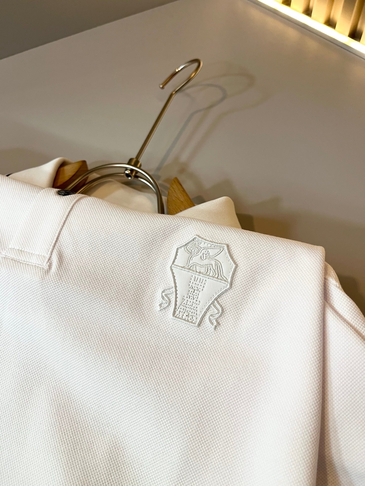 BRU*C 2025ss new polo embossed logo on chest