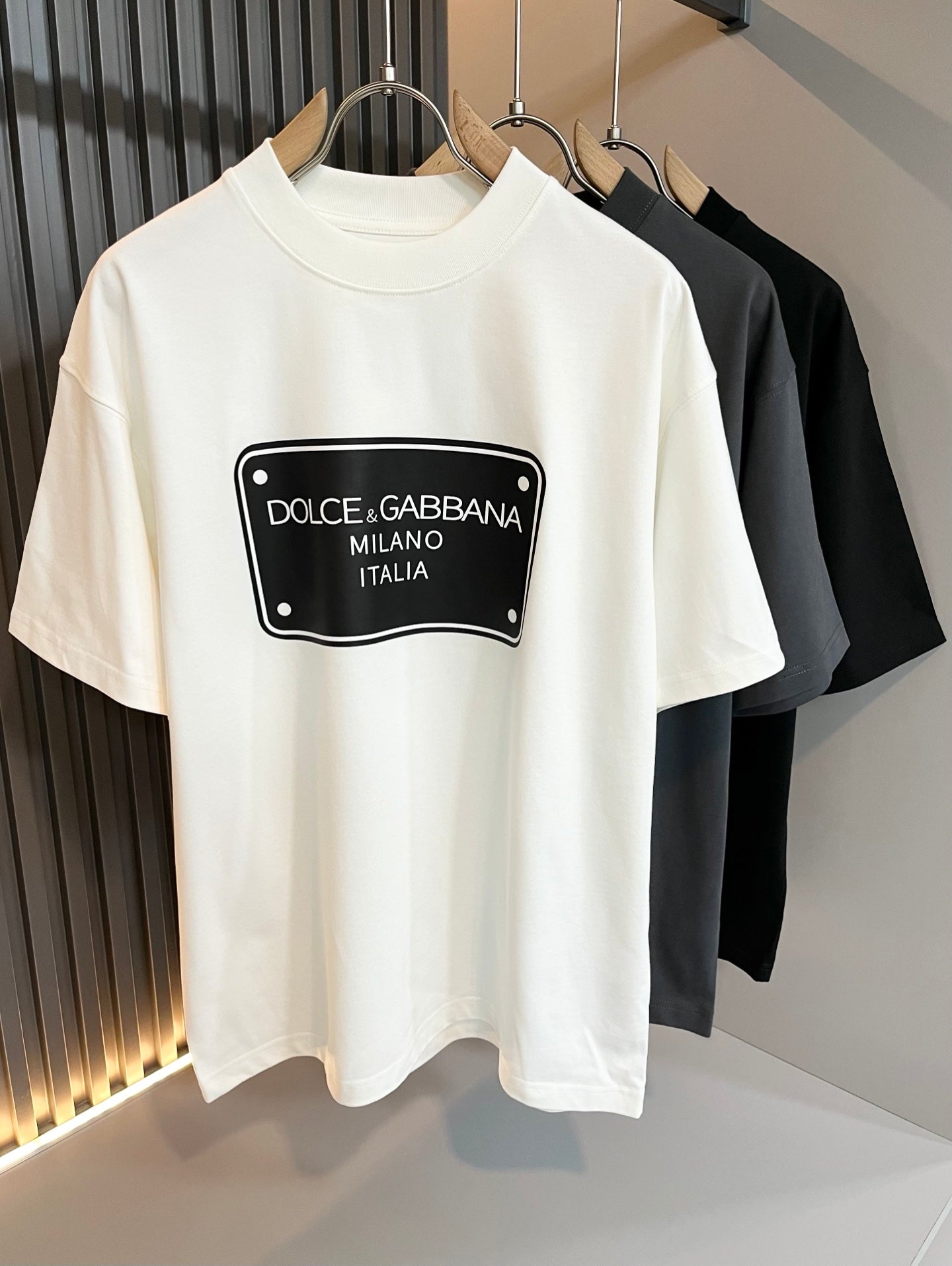 DOL*E&G new t-shirt lamination pattern