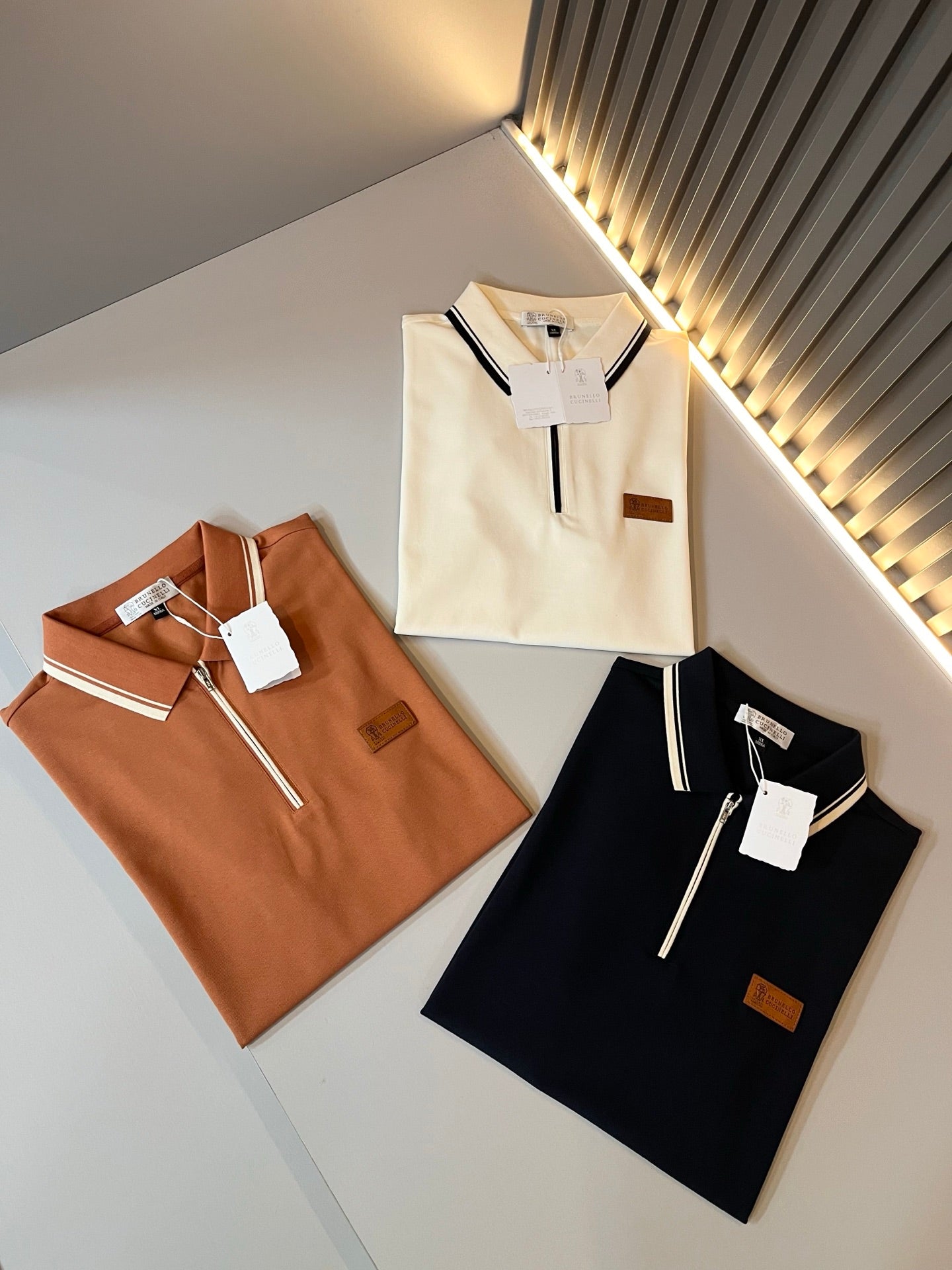 BRU*C 2025ss new polo mesh cotton