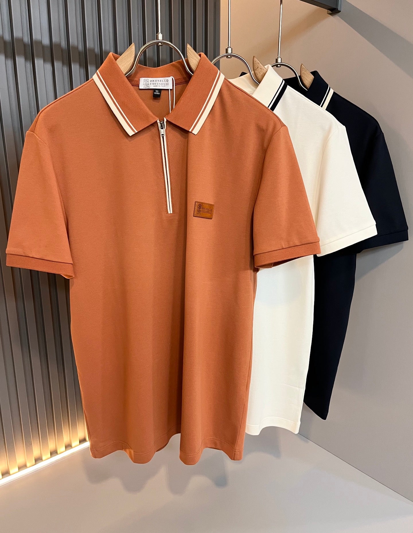 BRU*C 2025ss new polo mesh cotton