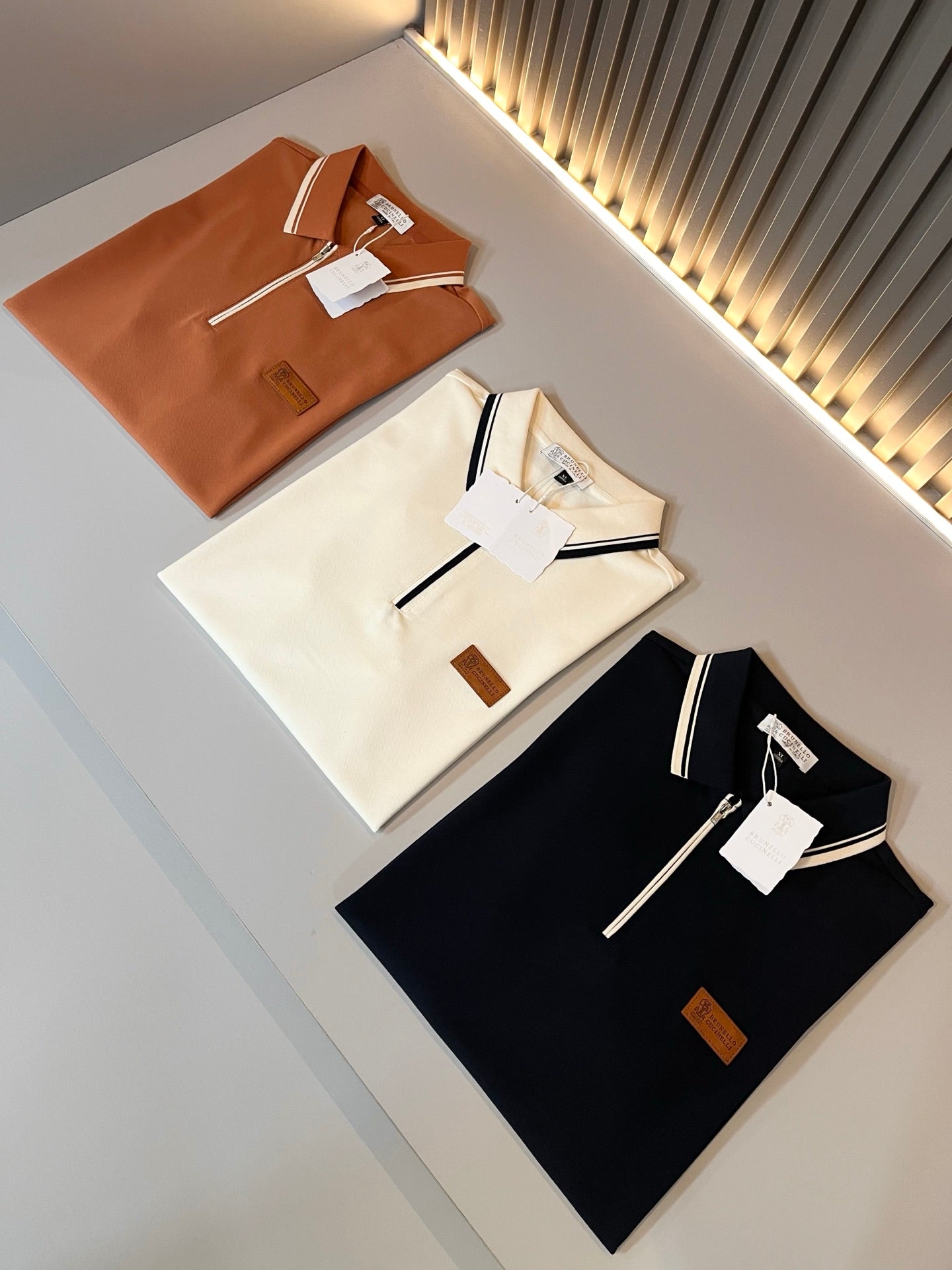 BRU*C 2025ss new polo mesh cotton