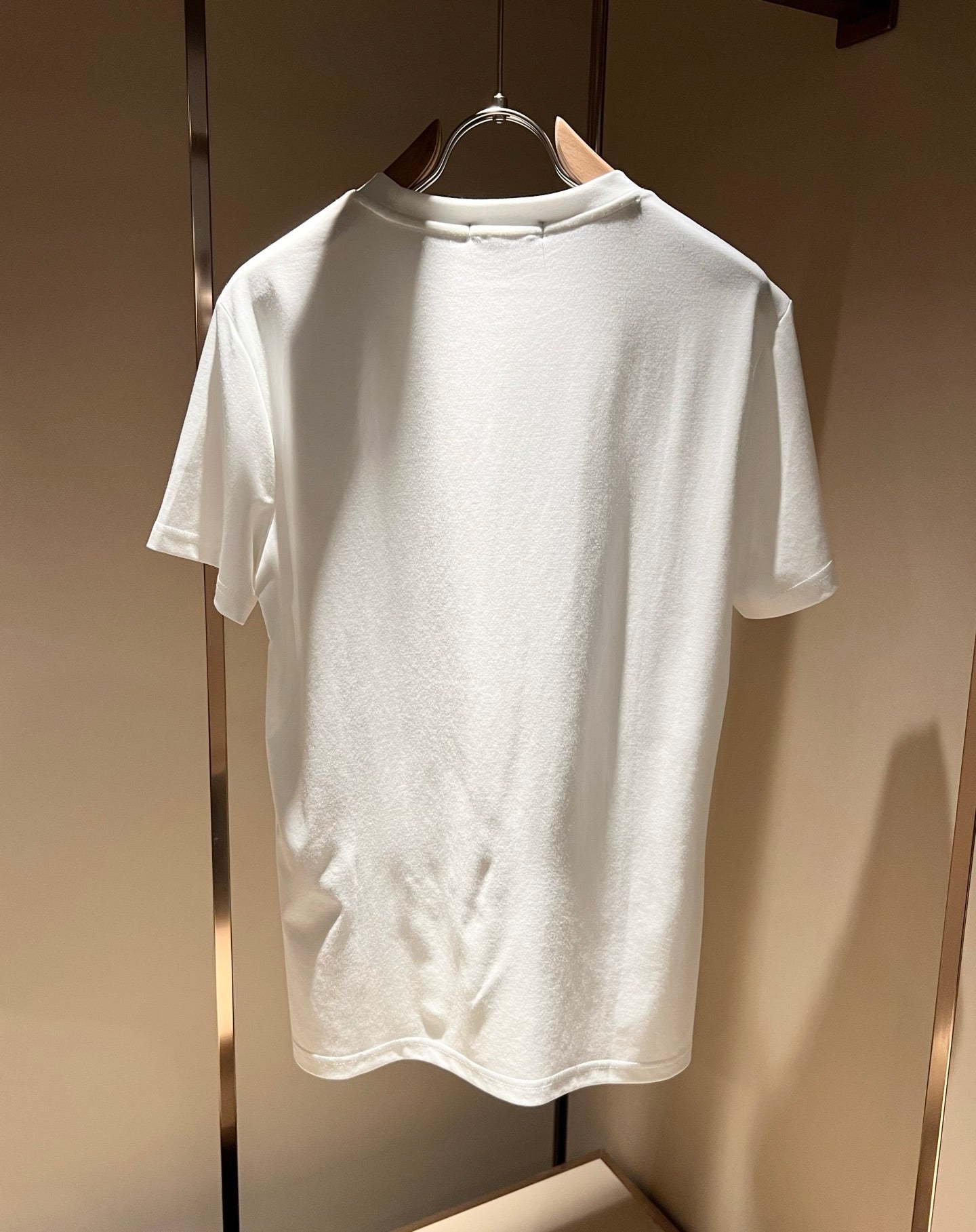 ARMA* 2025ss new t-shirt logo lamination on collar