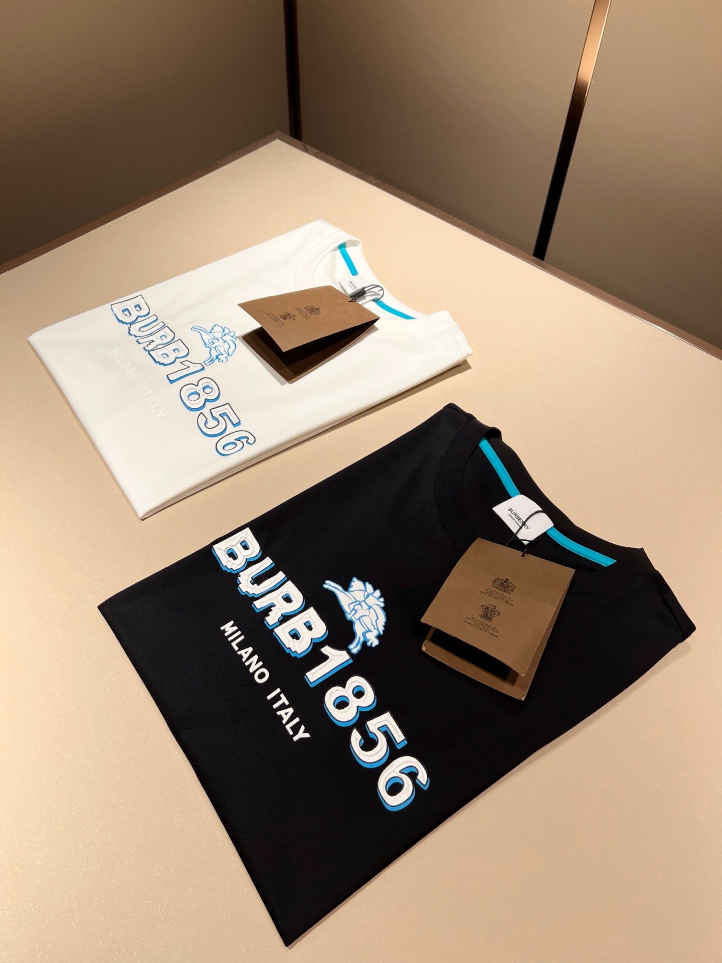 BURB* 2025ss new t-shirt environmentally friendly cotton