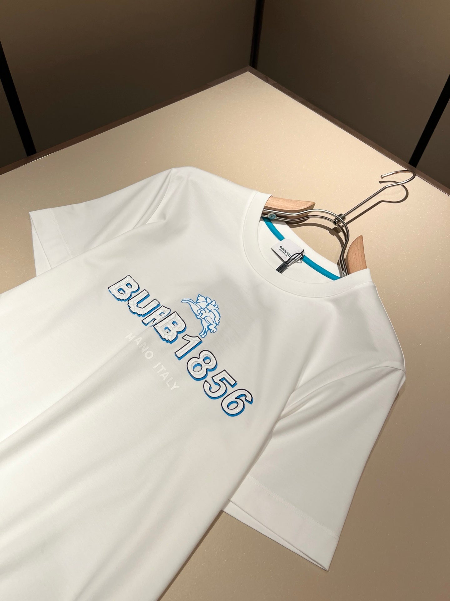 BURB* 2025ss new t-shirt environmentally friendly cotton