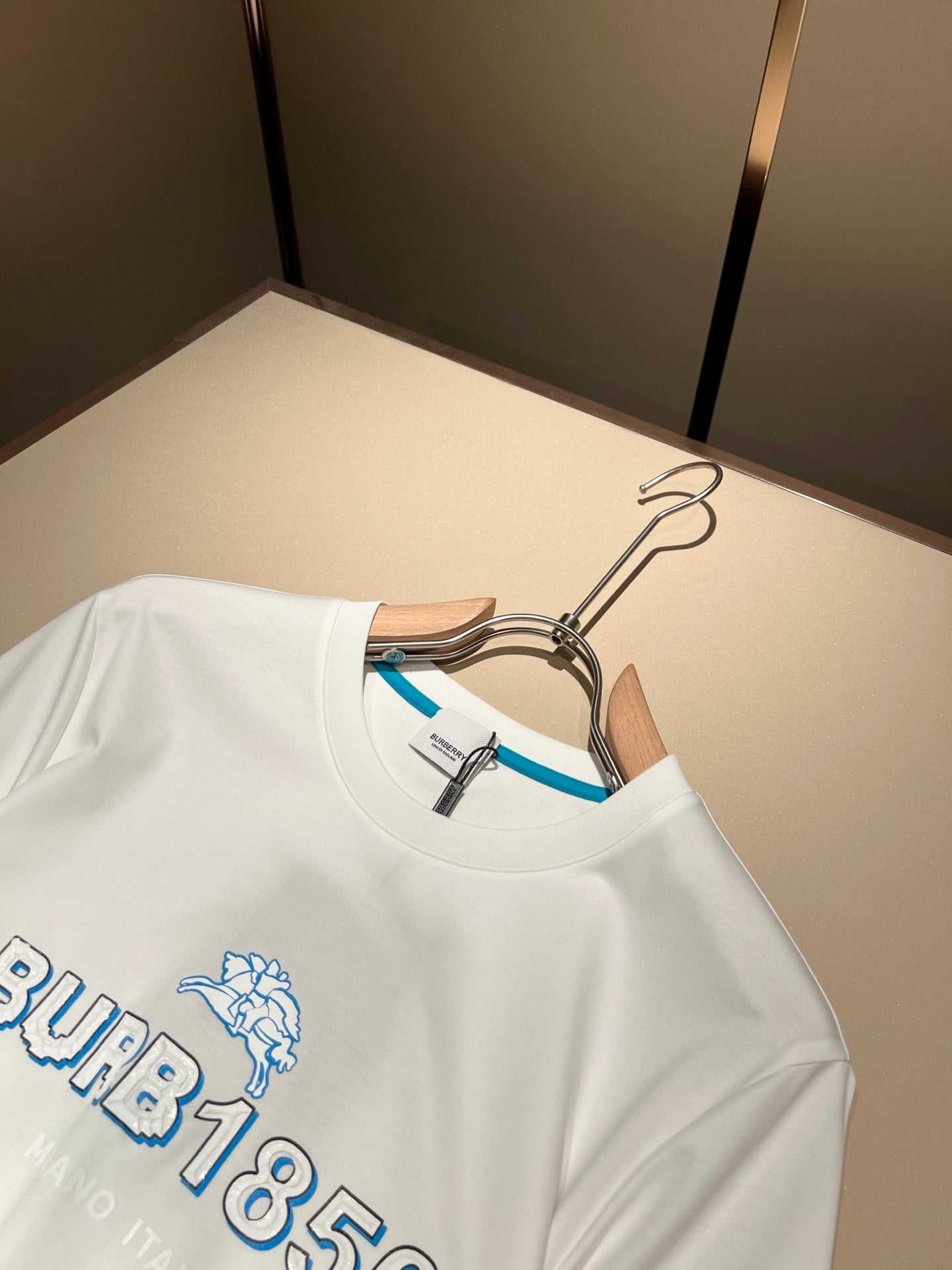 BURB* 2025ss new t-shirt environmentally friendly cotton