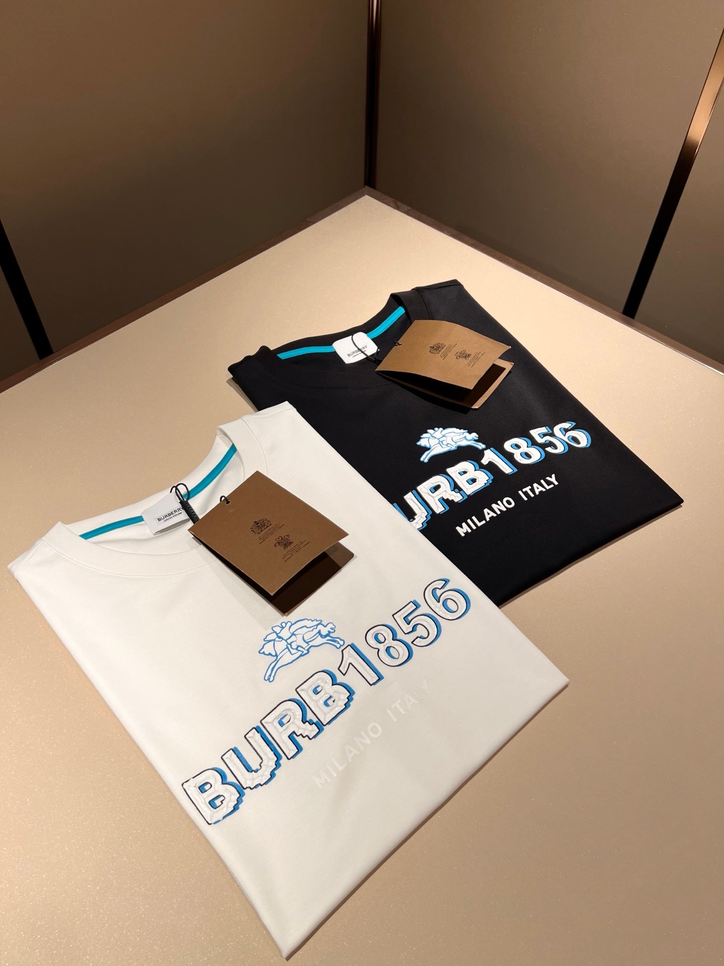 BURB* 2025ss new t-shirt environmentally friendly cotton