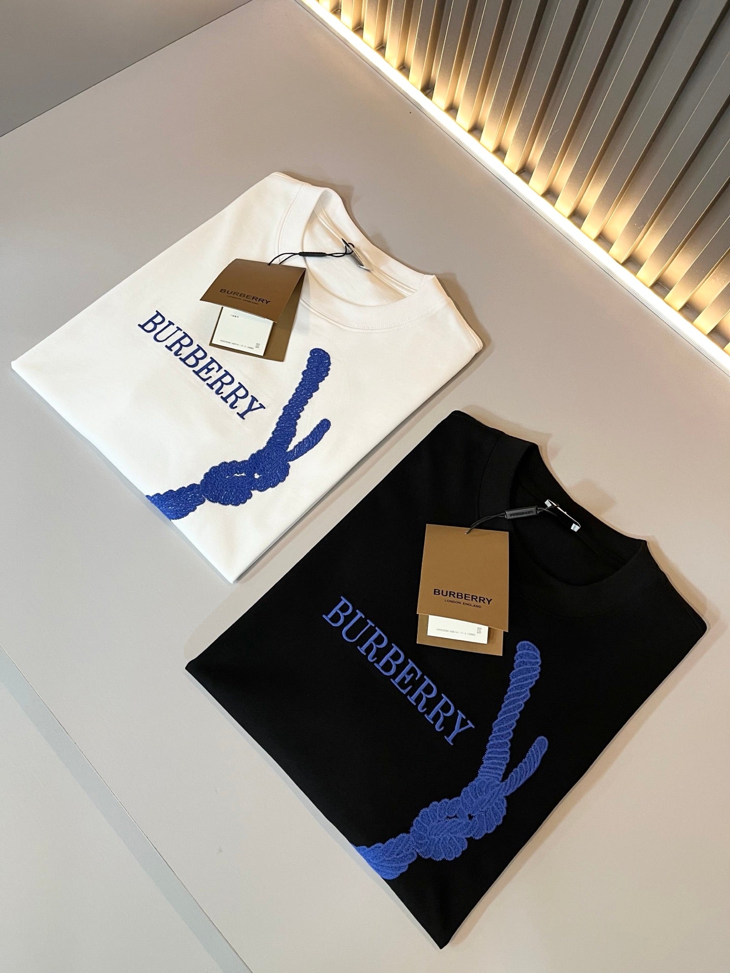 BURB* 2025ss new t-shirt embroidery