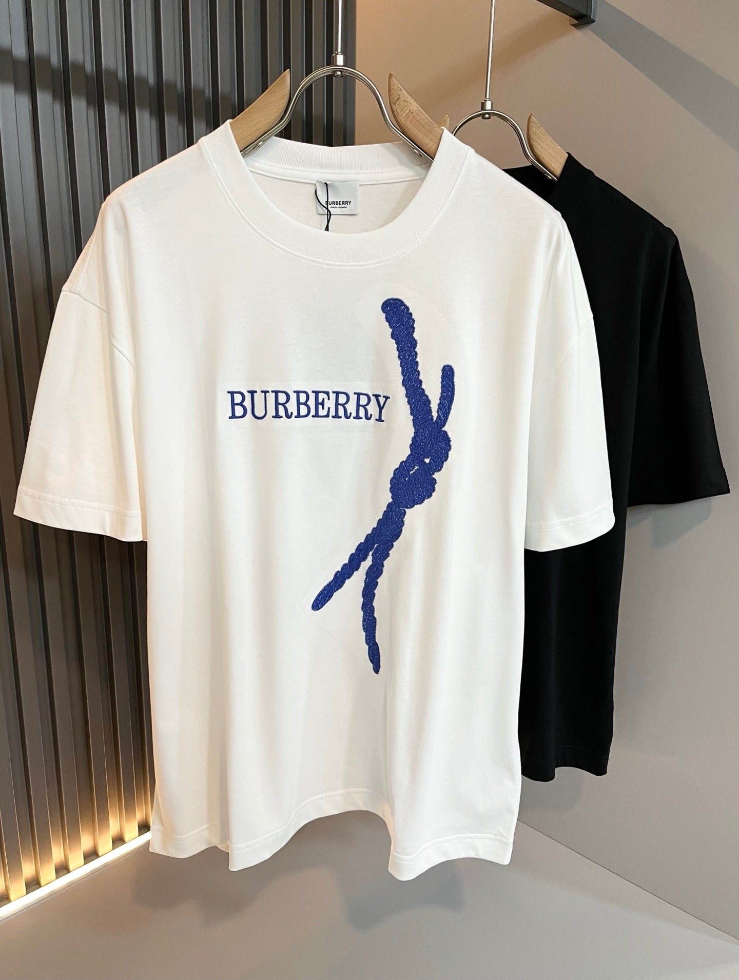 BURB* 2025ss new t-shirt embroidery