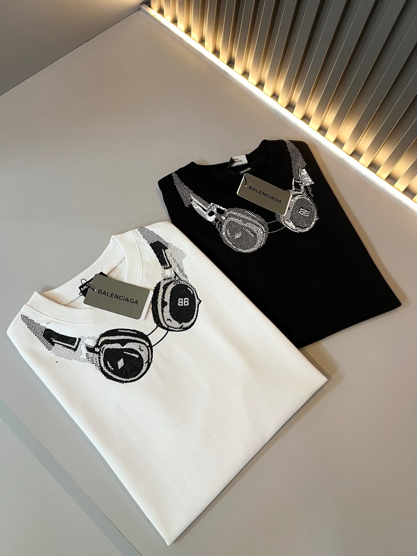 BALENC* 2025ss new t-shirt hot drilling