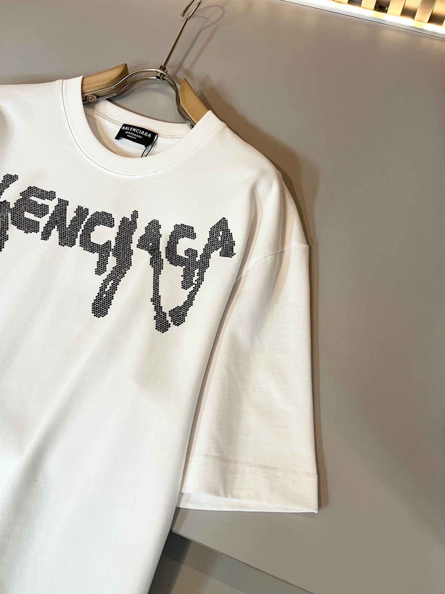 BALENC* 2025ss new hot drilling t-shirt cotton