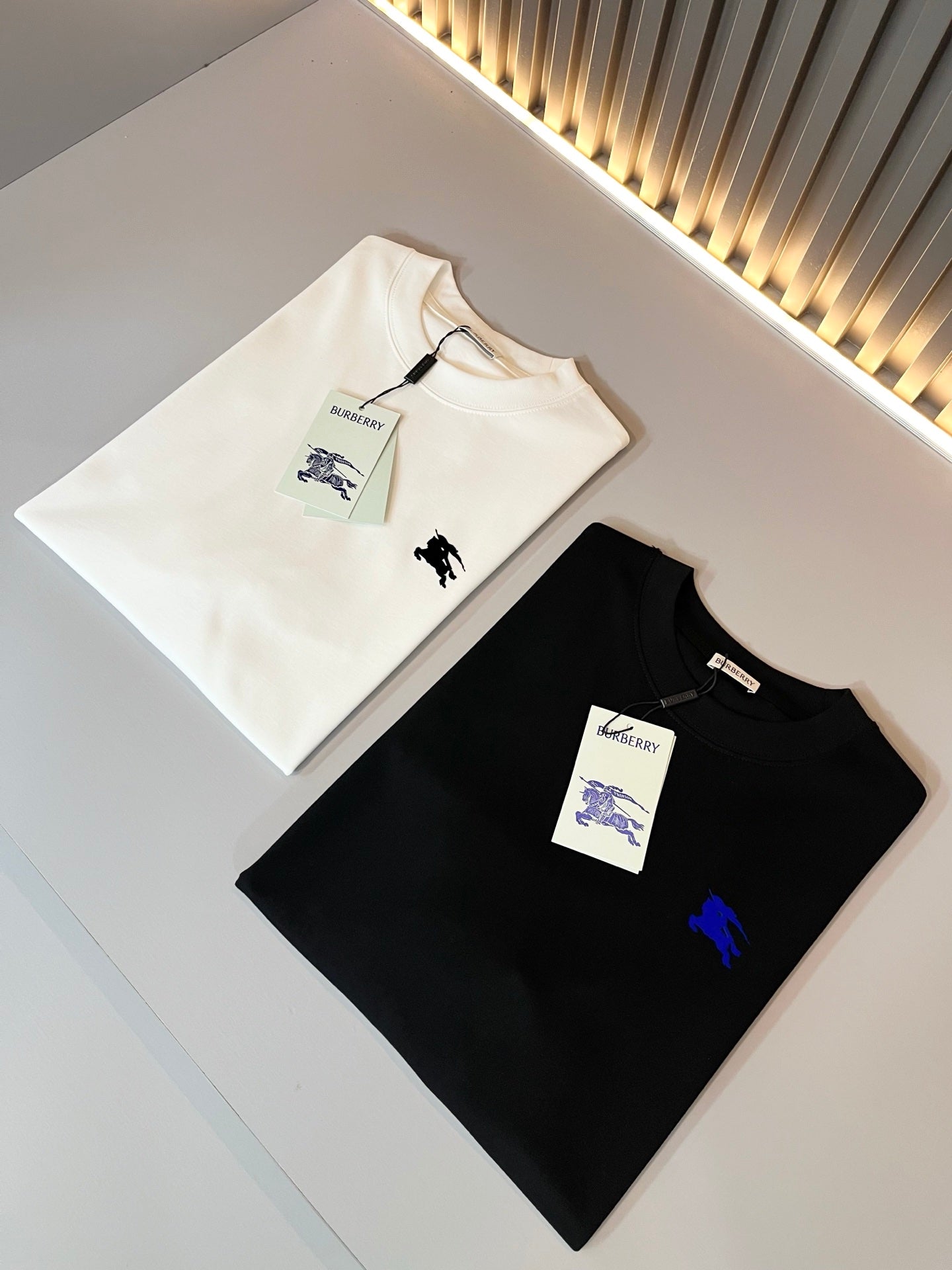 BURB* new cotton t-shirt velvet Icon