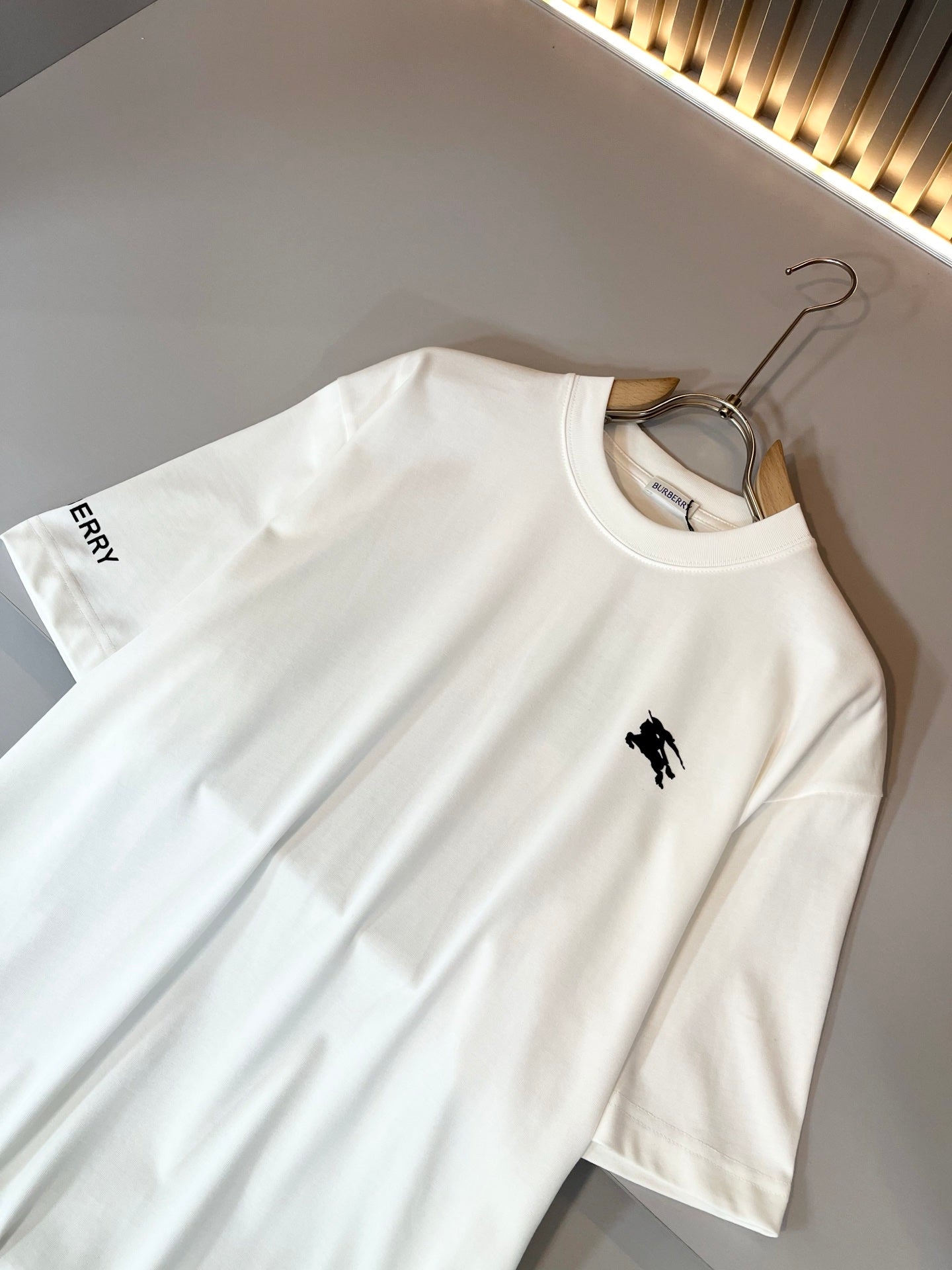 BURB* new cotton t-shirt velvet Icon