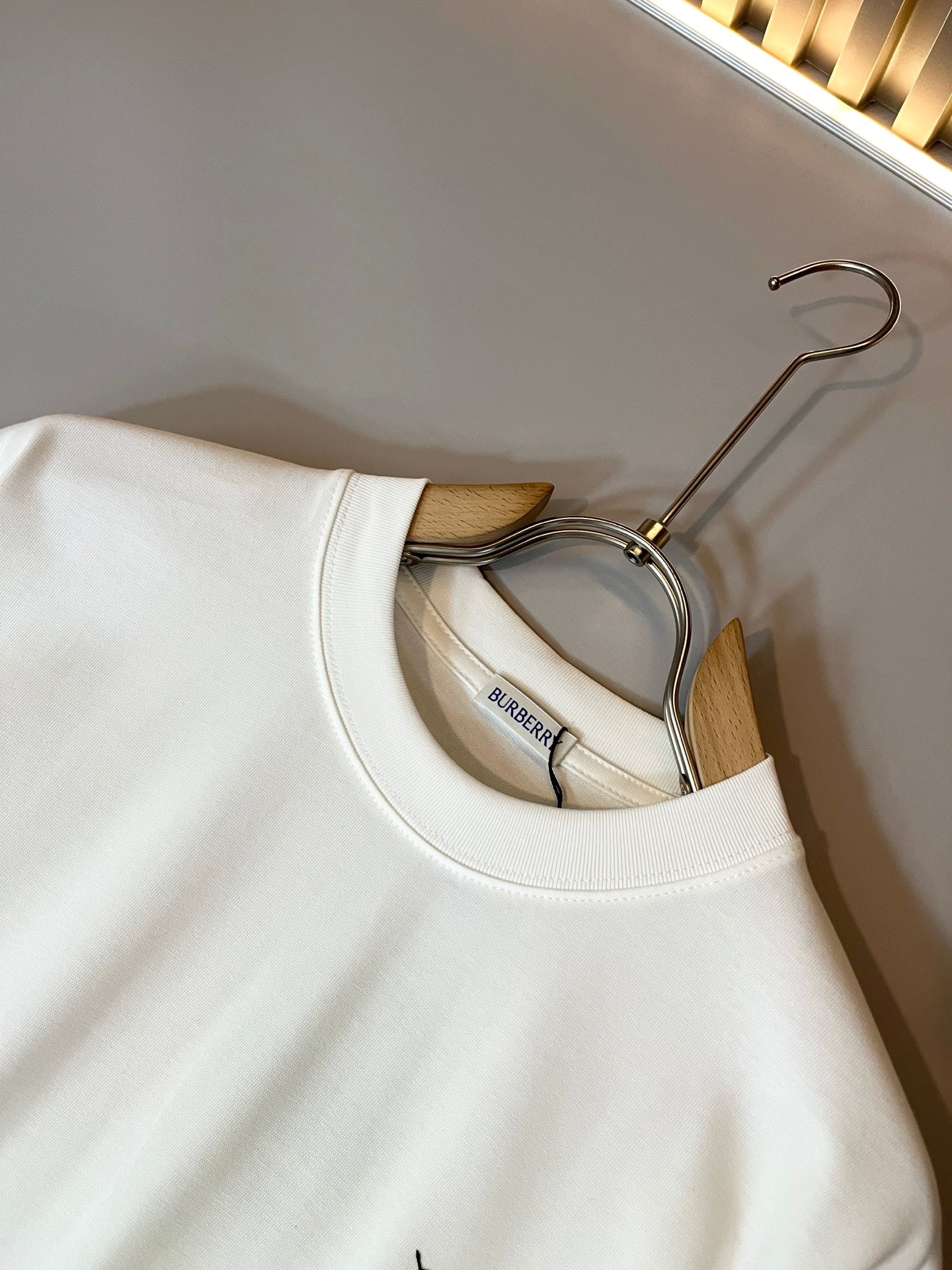 BURB* new cotton t-shirt velvet Icon