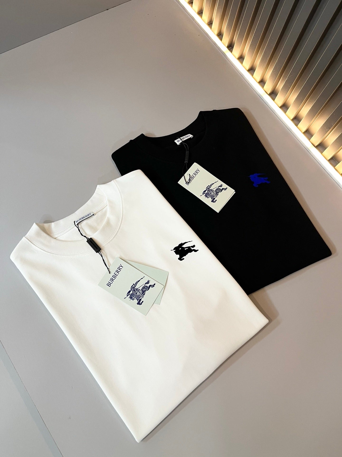 BURB* new cotton t-shirt velvet Icon