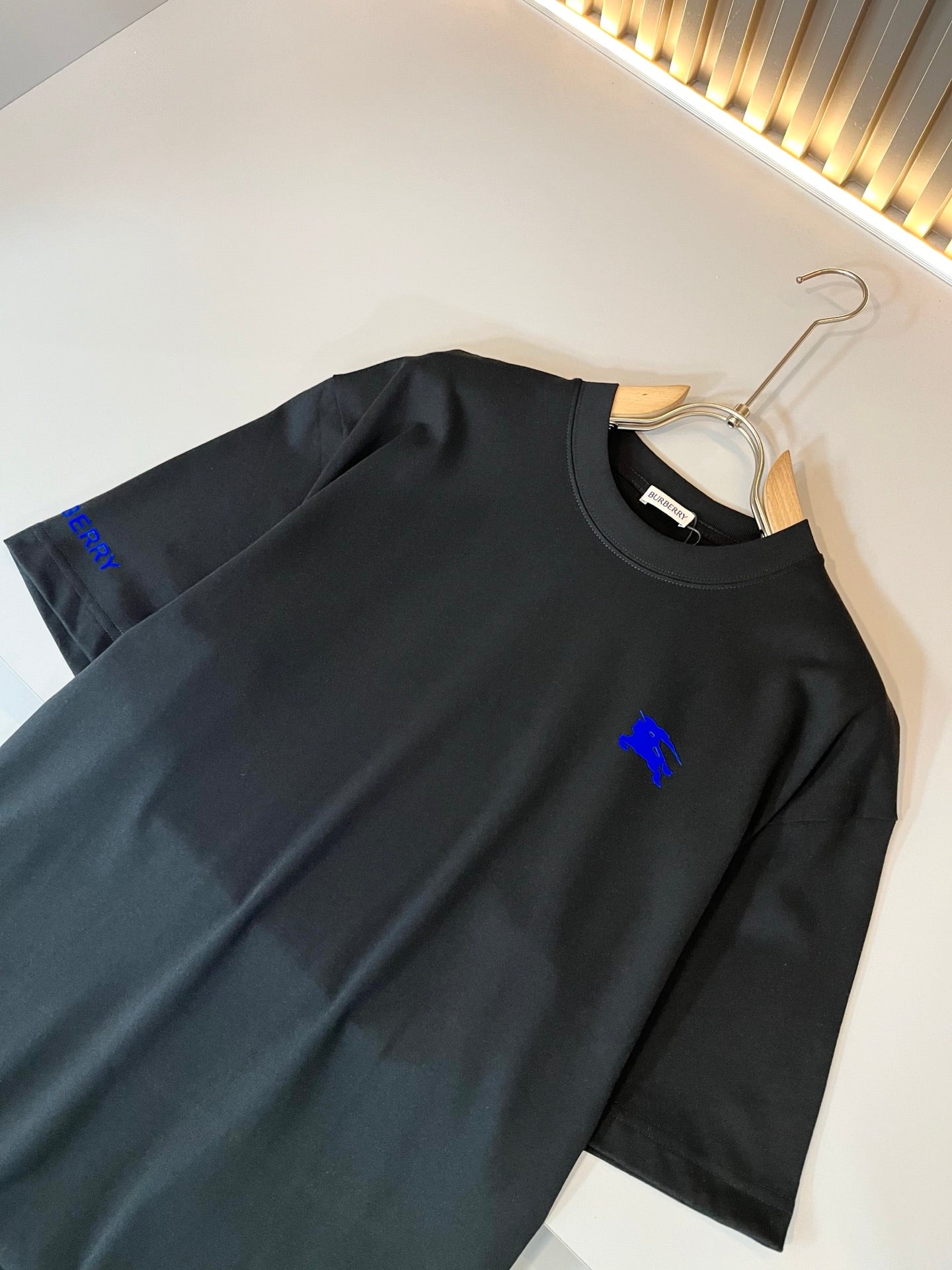 BURB* new cotton t-shirt velvet Icon