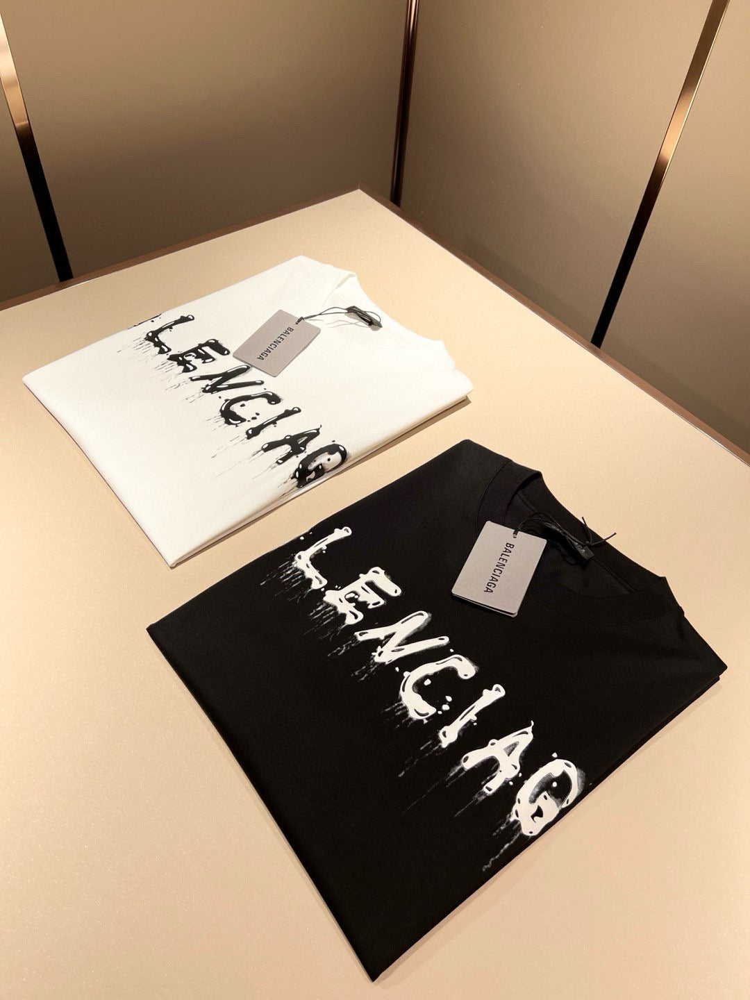 BALENC* new cotton t-shirt pressed velvet