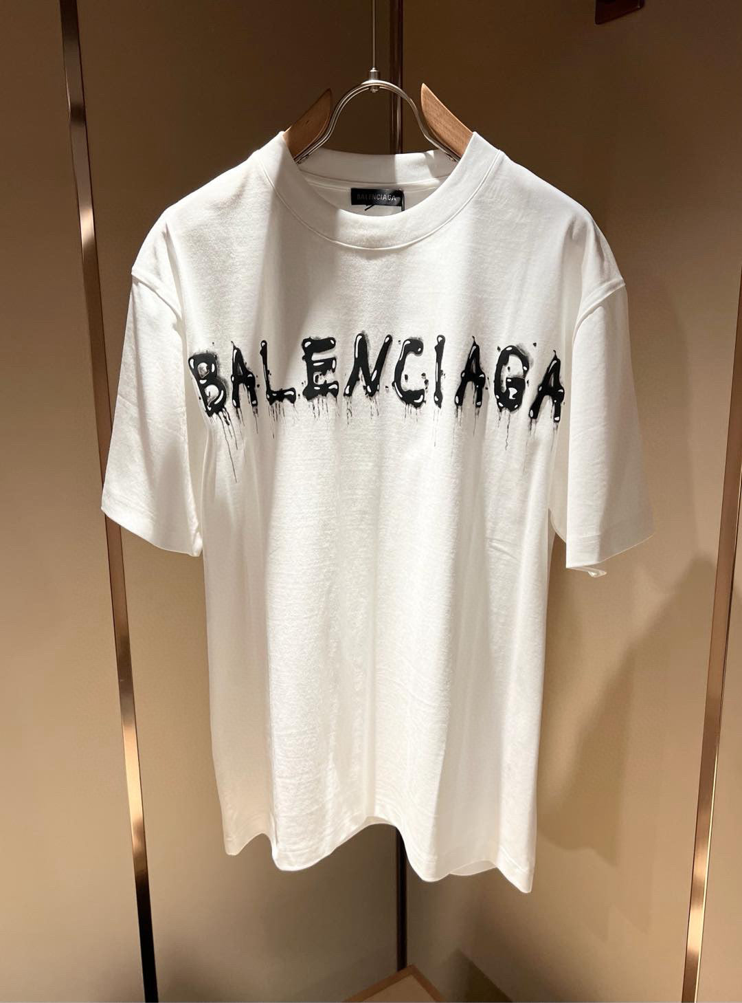 BALENC* new cotton t-shirt pressed velvet