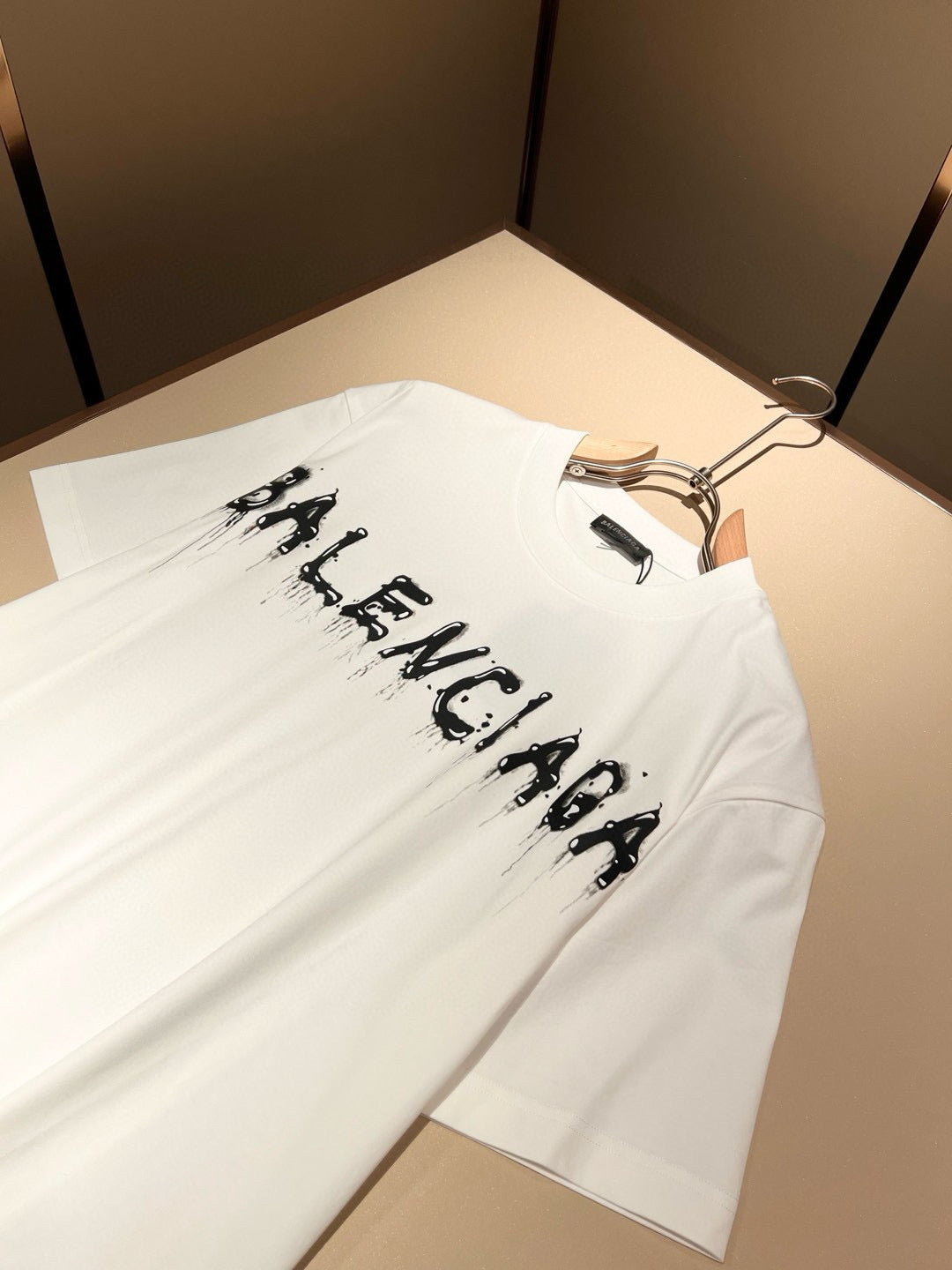BALENC* new cotton t-shirt pressed velvet
