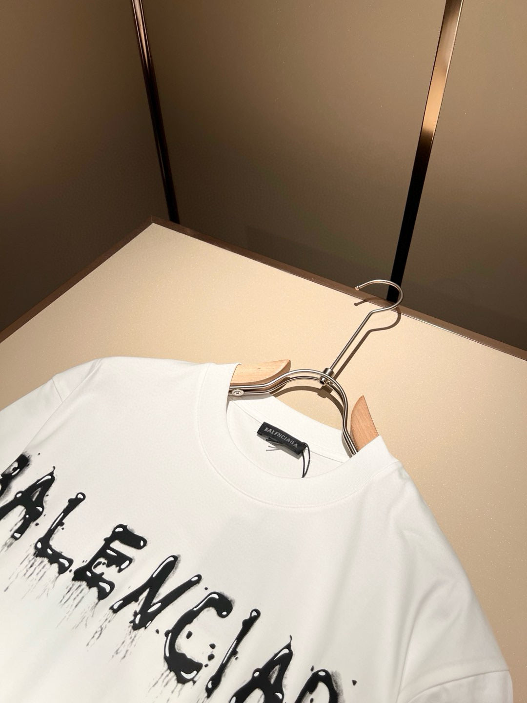 BALENC* new cotton t-shirt pressed velvet