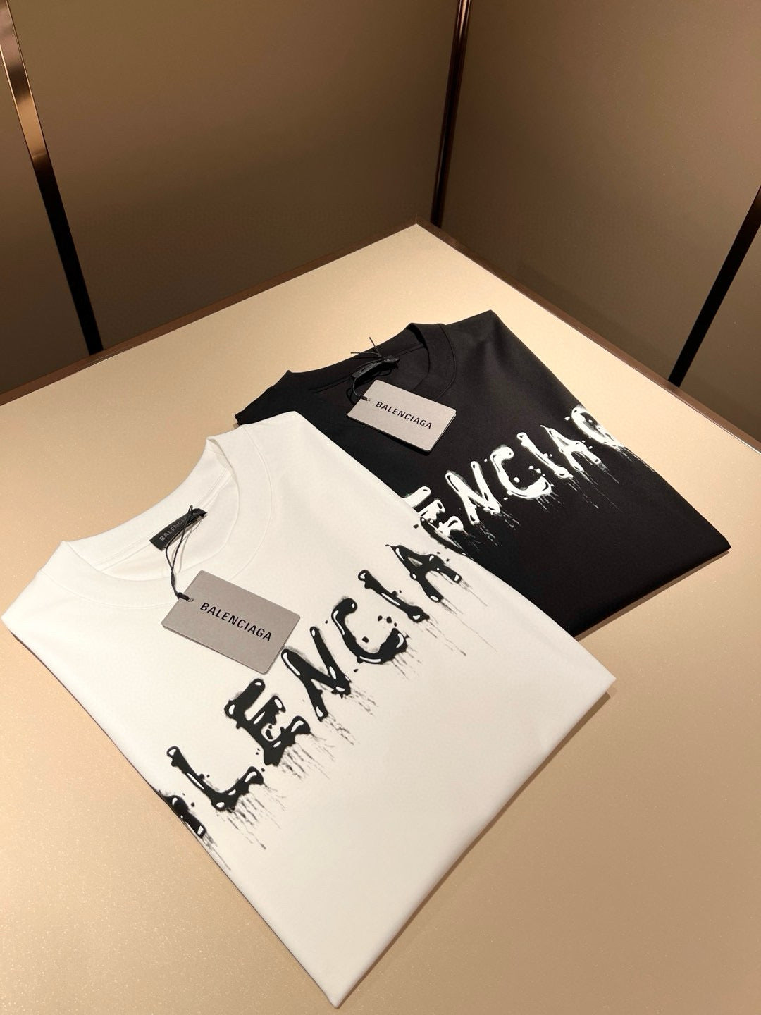BALENC* new cotton t-shirt pressed velvet