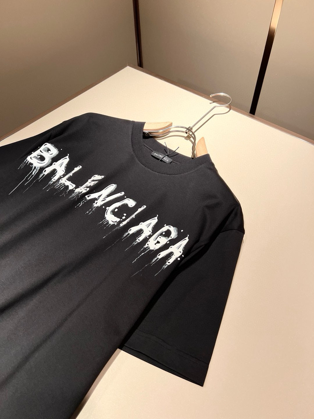 BALENC* new cotton t-shirt pressed velvet