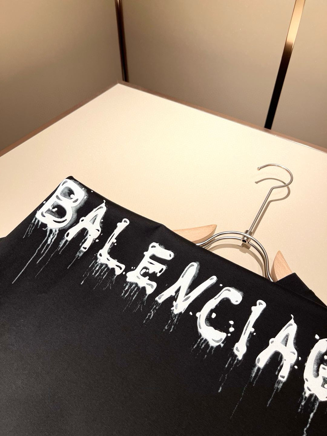 BALENC* new cotton t-shirt pressed velvet