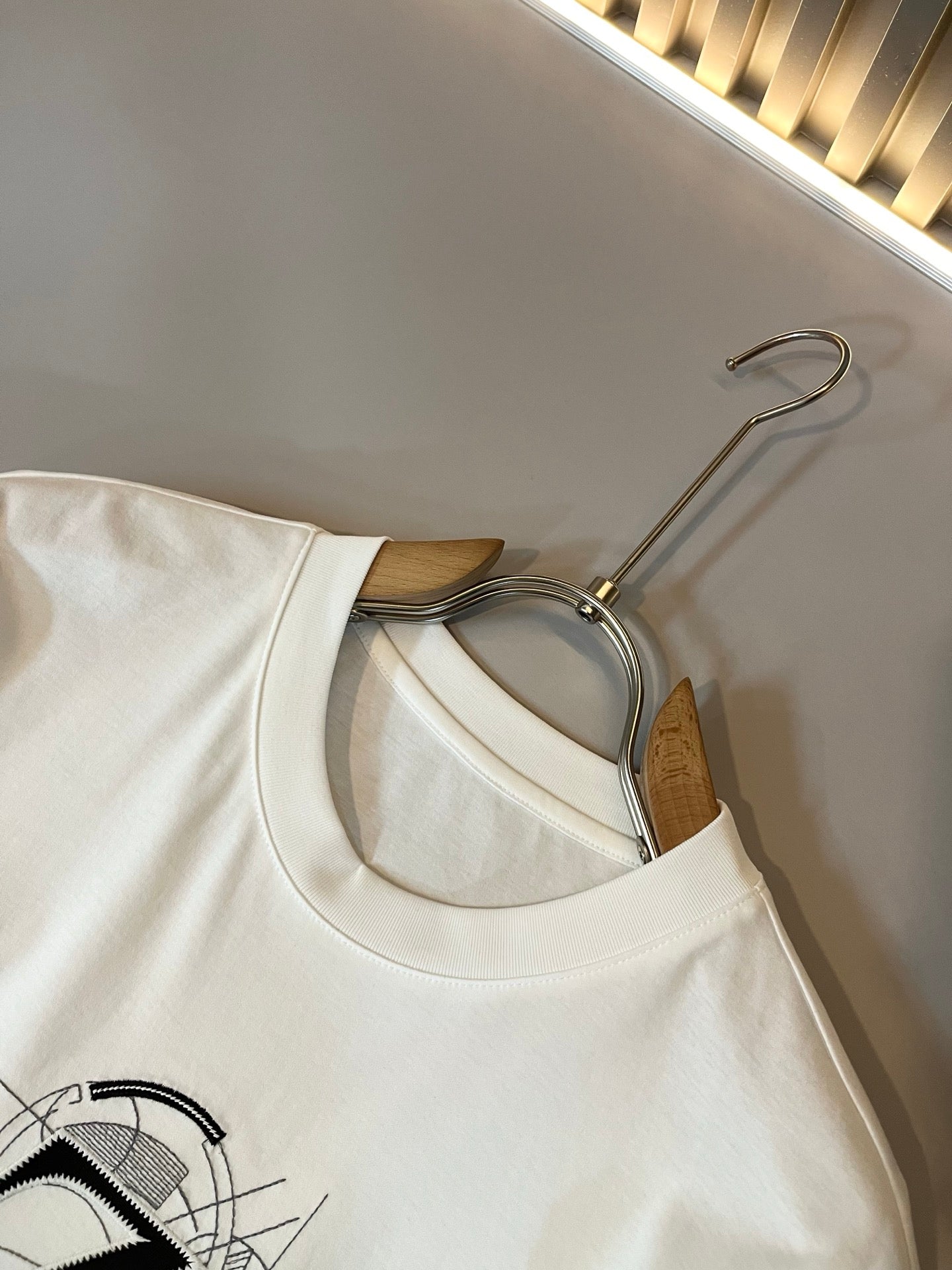 ZEGN* new cotton t-shirt embroidered logo