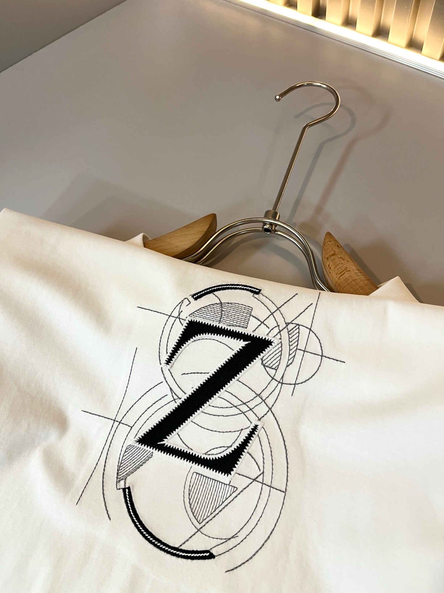 ZEGN* new cotton t-shirt embroidered logo