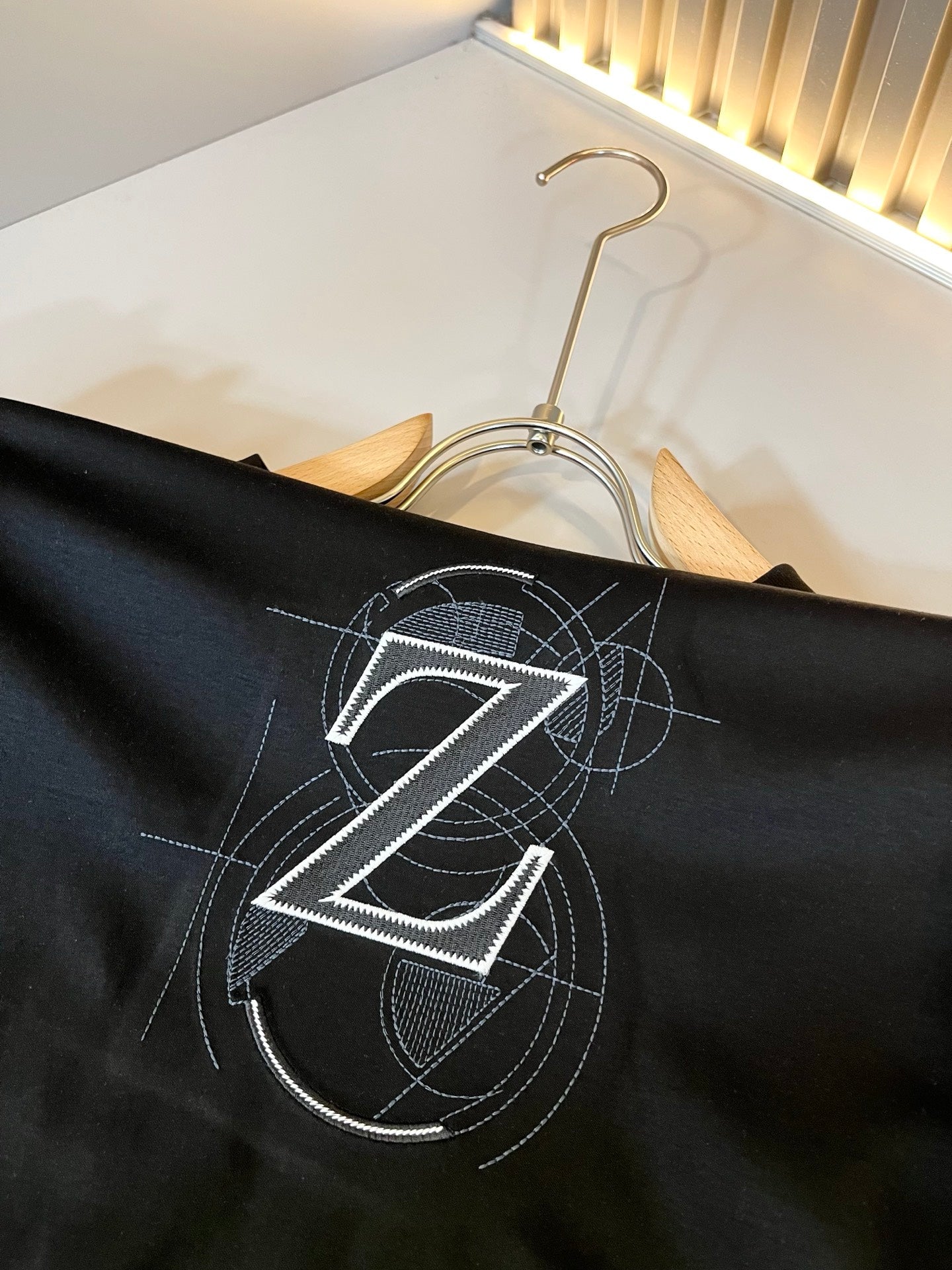ZEGN* new cotton t-shirt embroidered logo