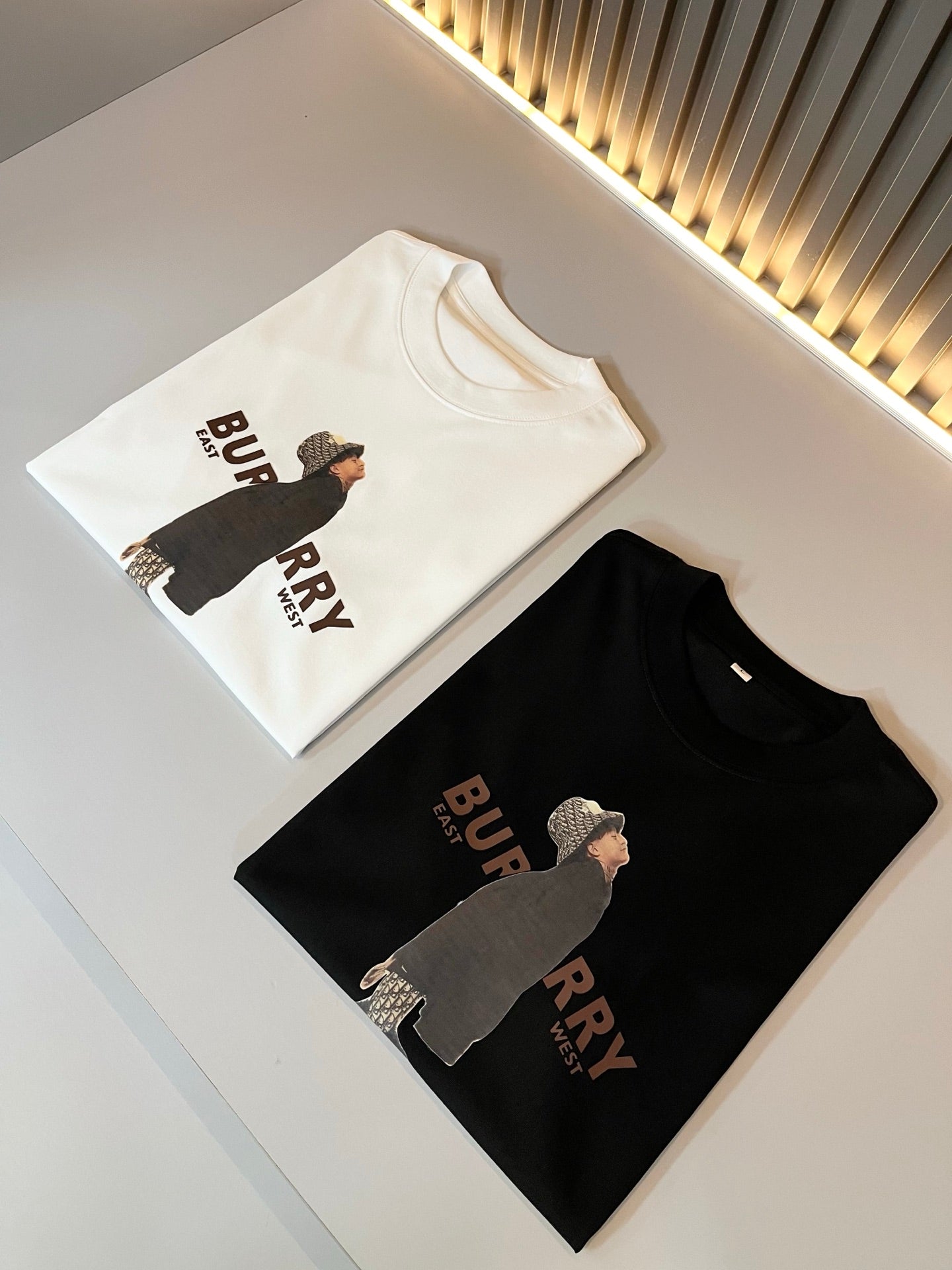 BURB* 2025ss sports and leisure t-shirt cotton