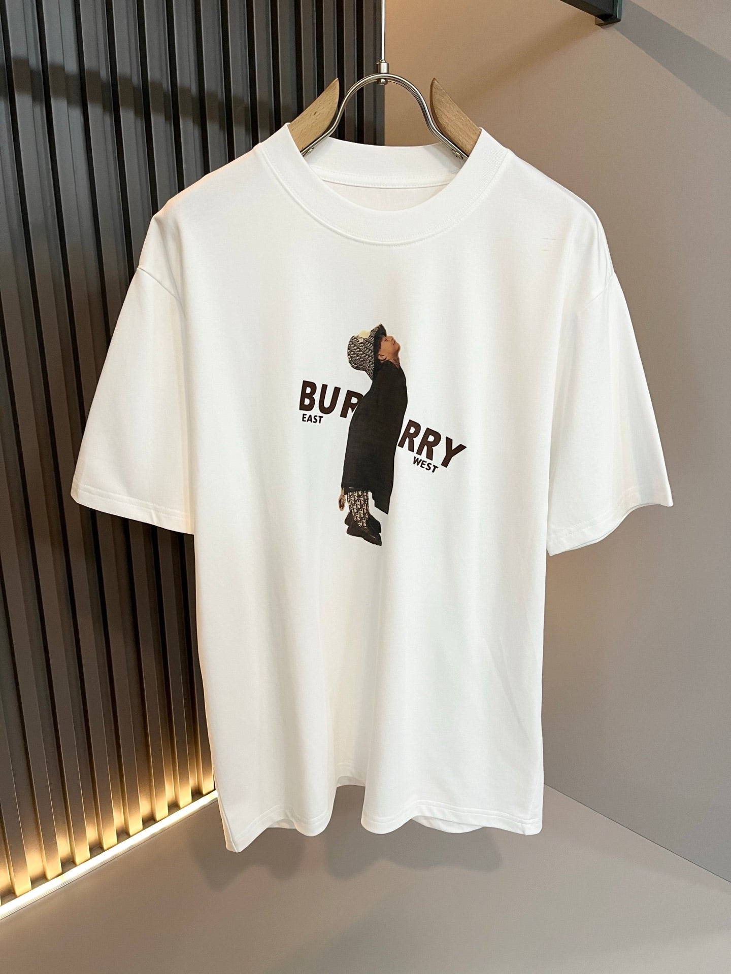 BURB* 2025ss sports and leisure t-shirt cotton