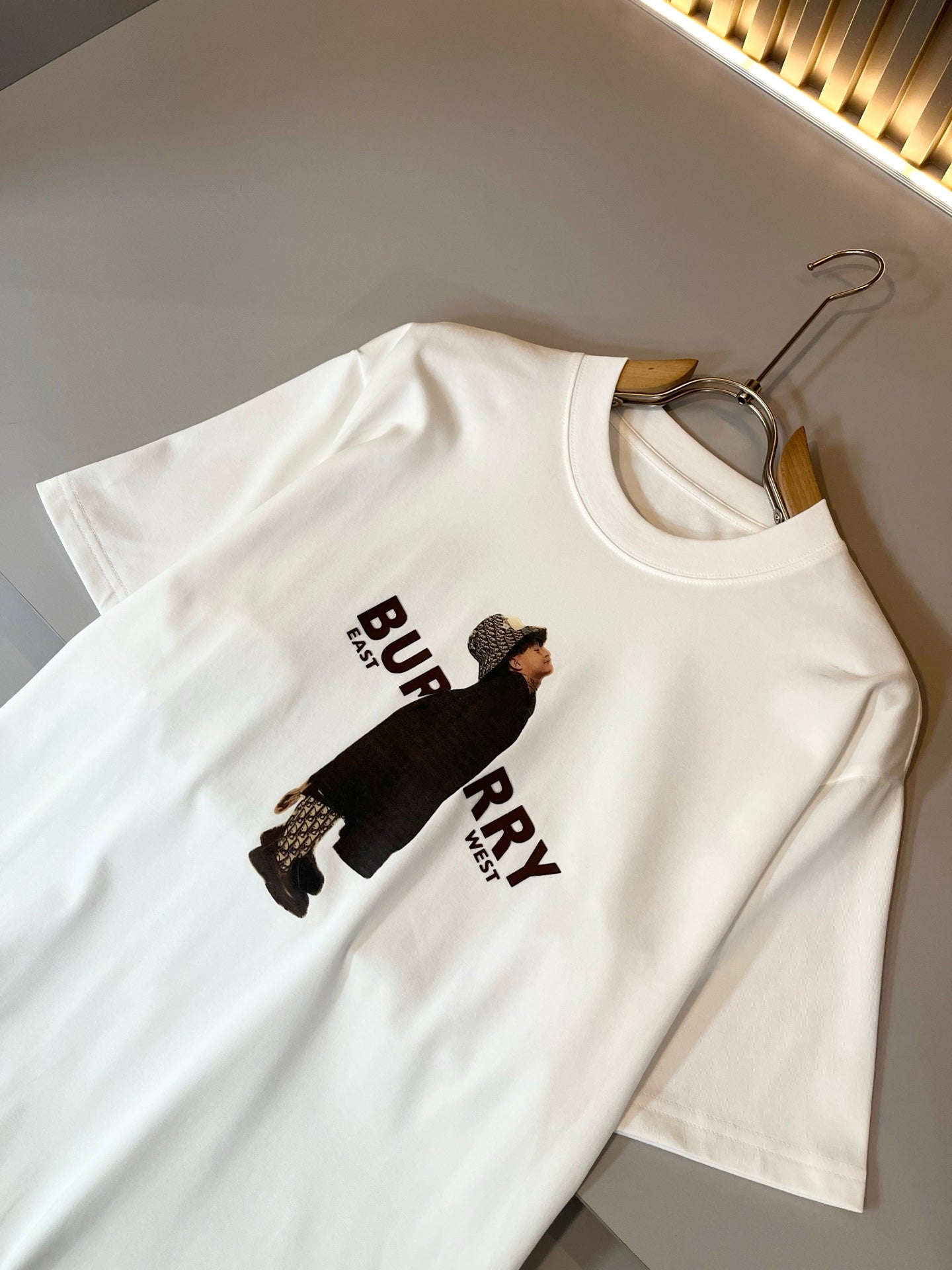 BURB* 2025ss sports and leisure t-shirt cotton