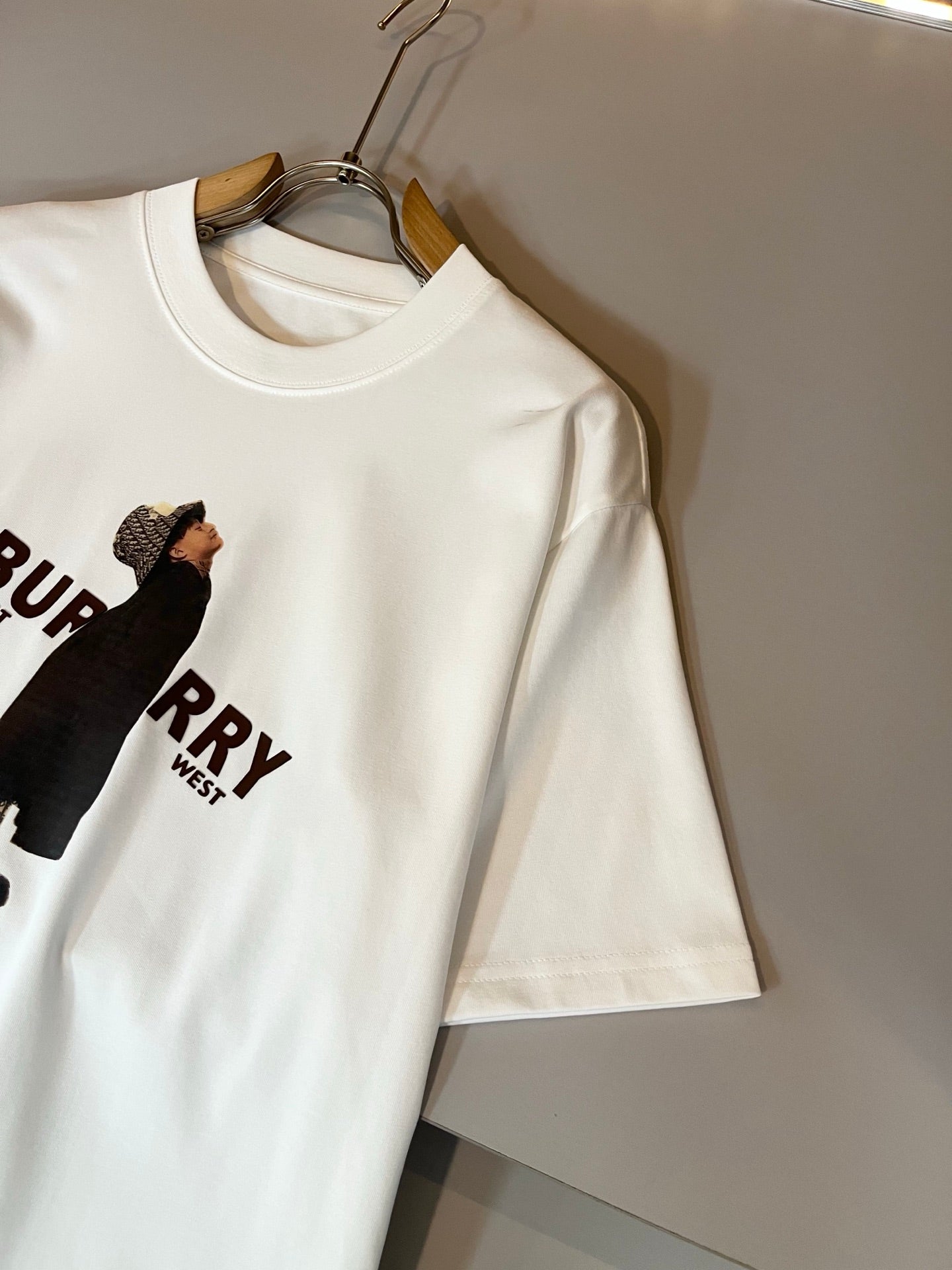BURB* 2025ss sports and leisure t-shirt cotton
