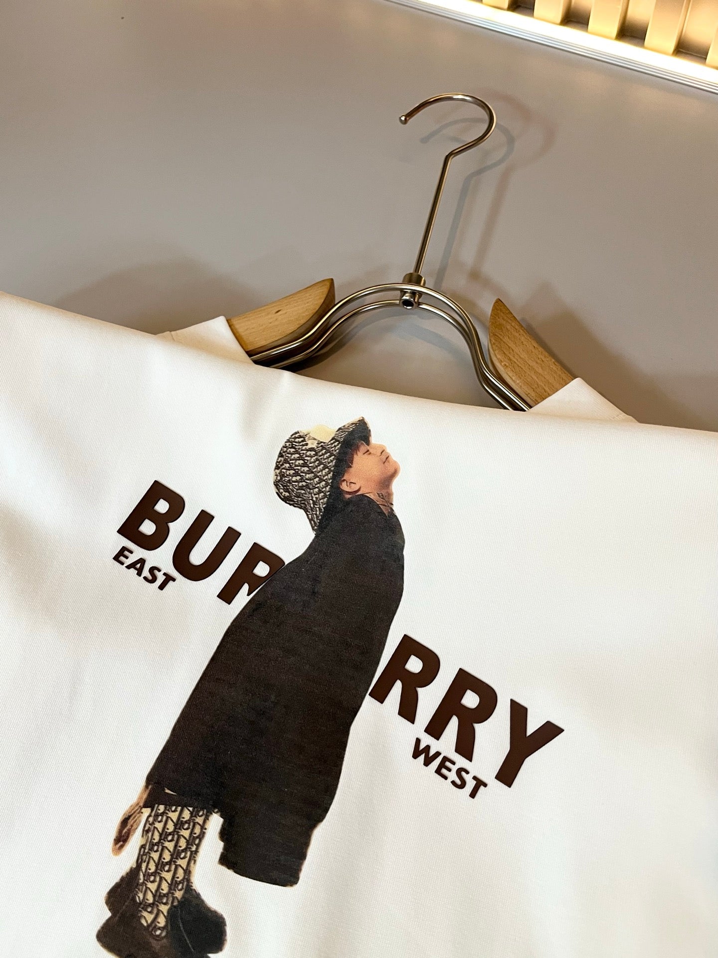 BURB* 2025ss sports and leisure t-shirt cotton