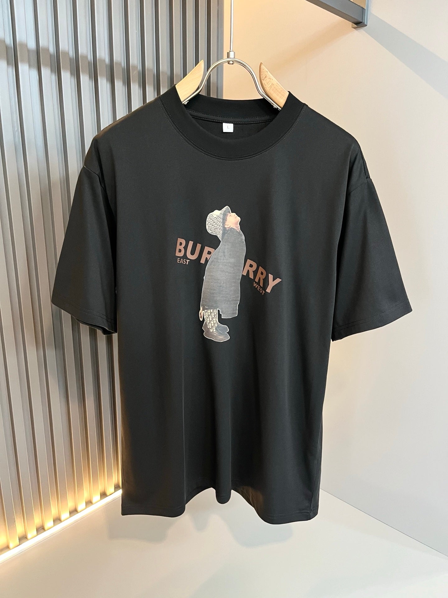 BURB* 2025ss sports and leisure t-shirt cotton