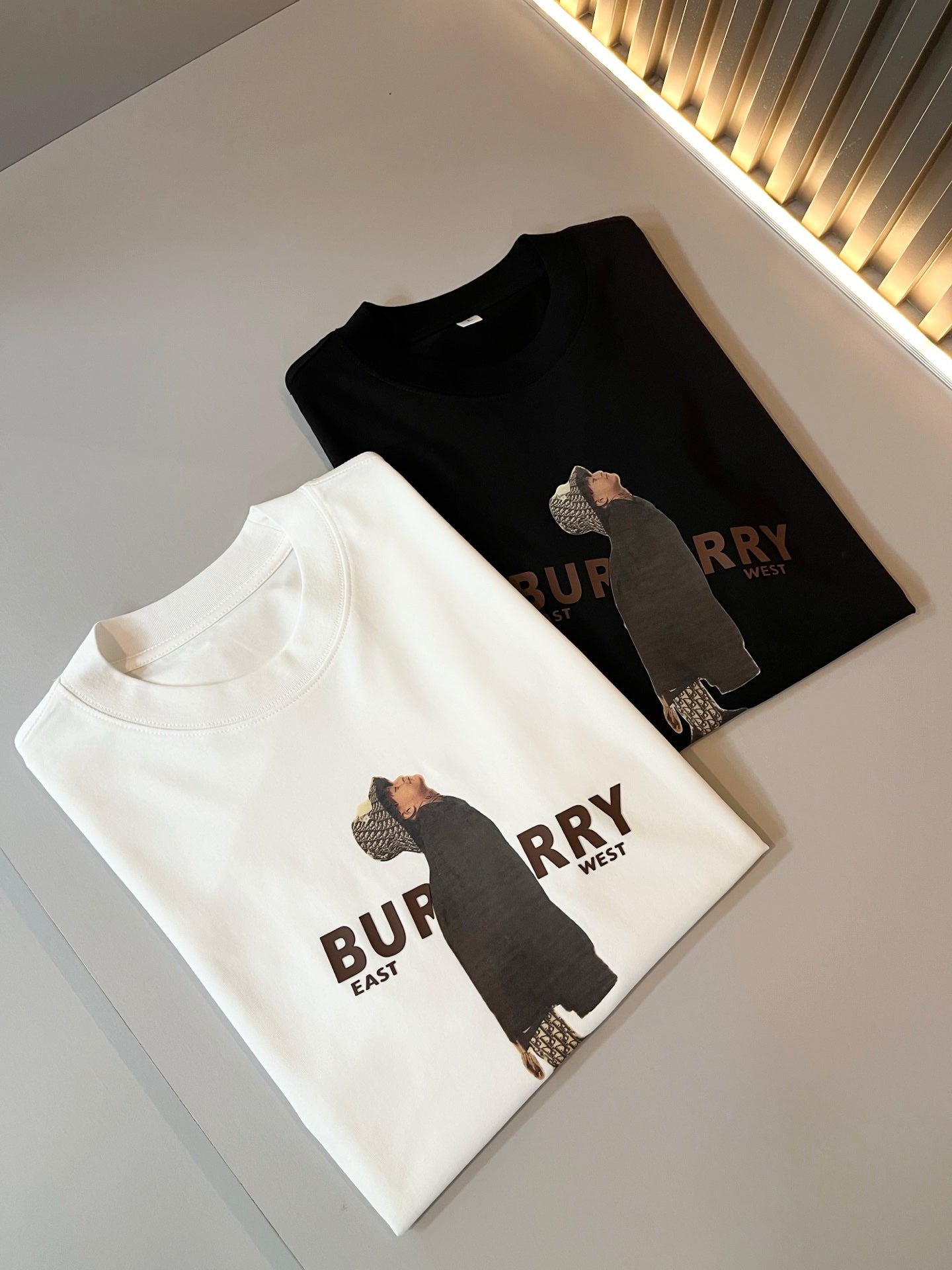 BURB* 2025ss sports and leisure t-shirt cotton