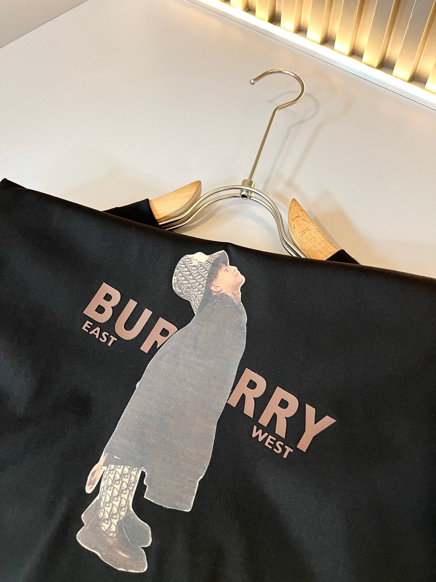 BURB* 2025ss sports and leisure t-shirt cotton