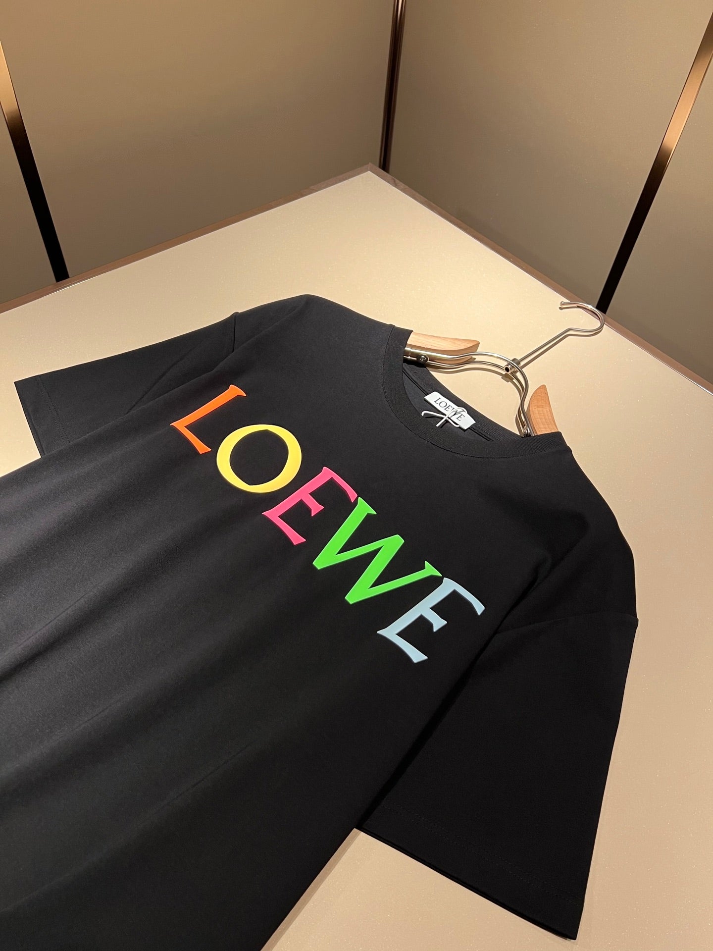 LOE*W 2025ss couple's cotton short-sleeved t-shirt