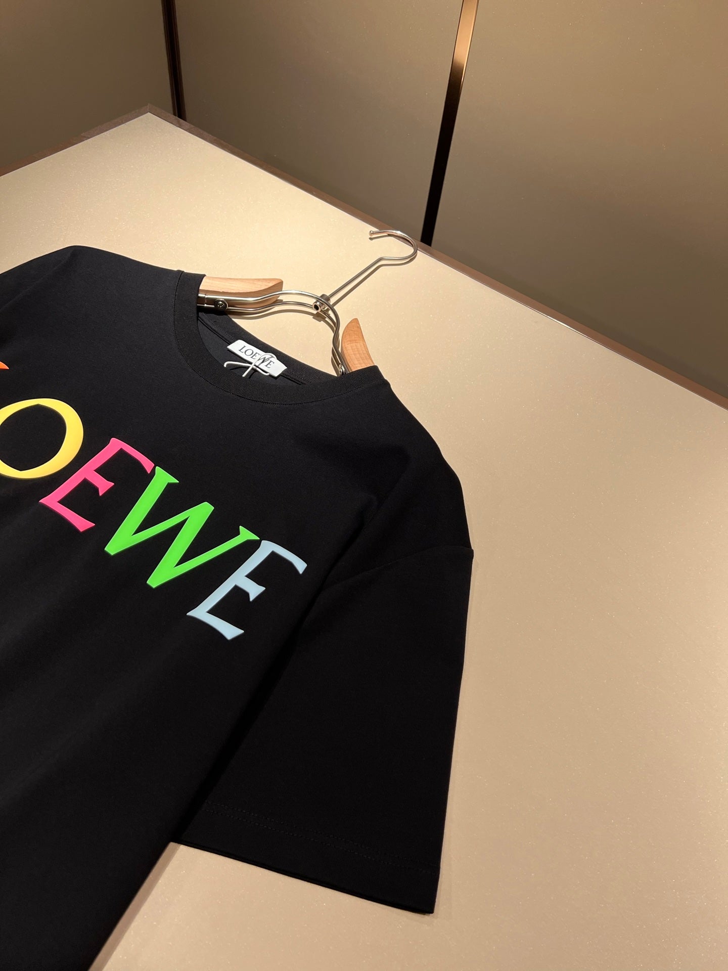 LOE*W 2025ss couple's cotton short-sleeved t-shirt