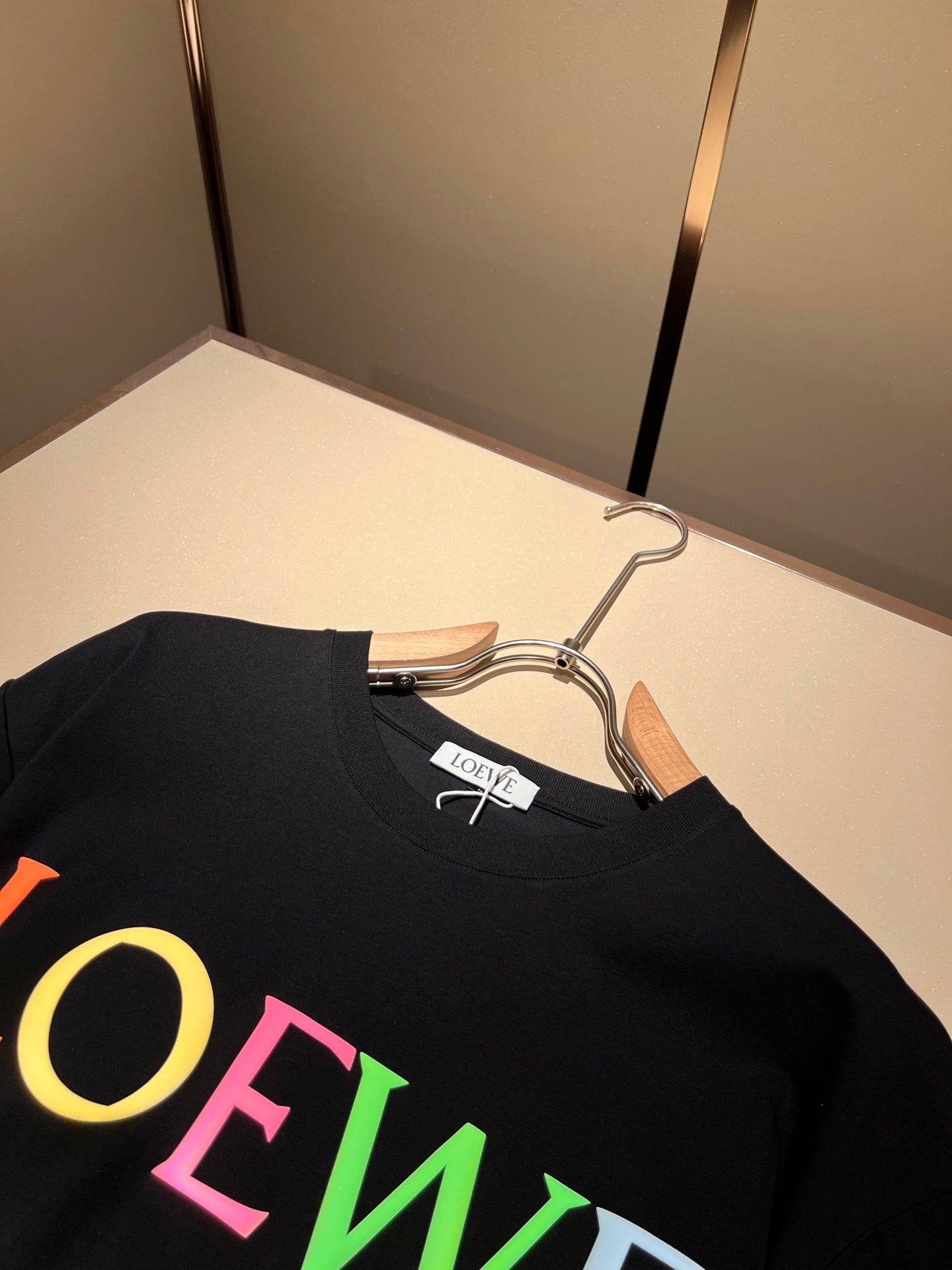 LOE*W 2025ss couple's cotton short-sleeved t-shirt