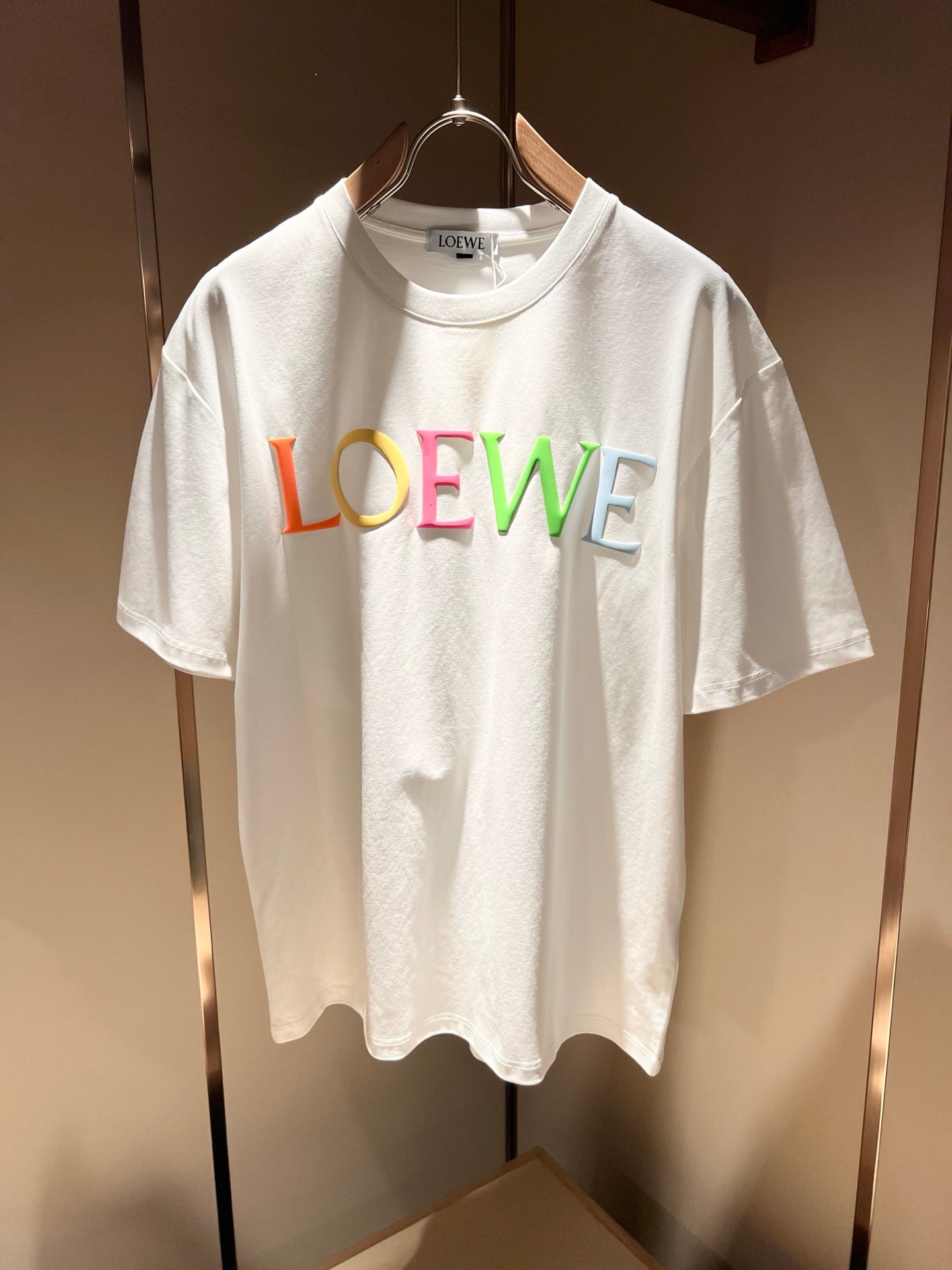 LOE*W 2025ss couple's cotton short-sleeved t-shirt