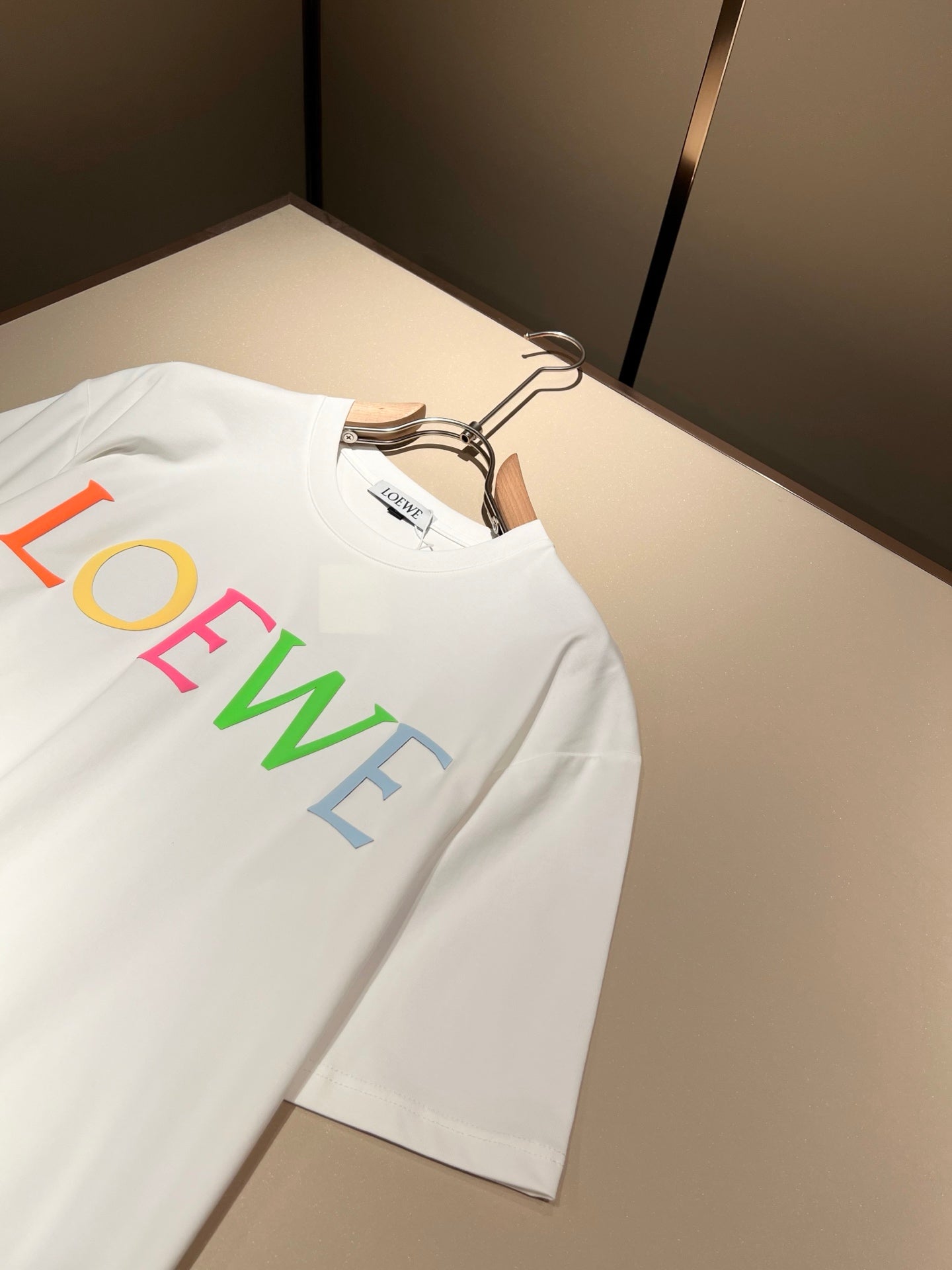LOE*W 2025ss couple's cotton short-sleeved t-shirt