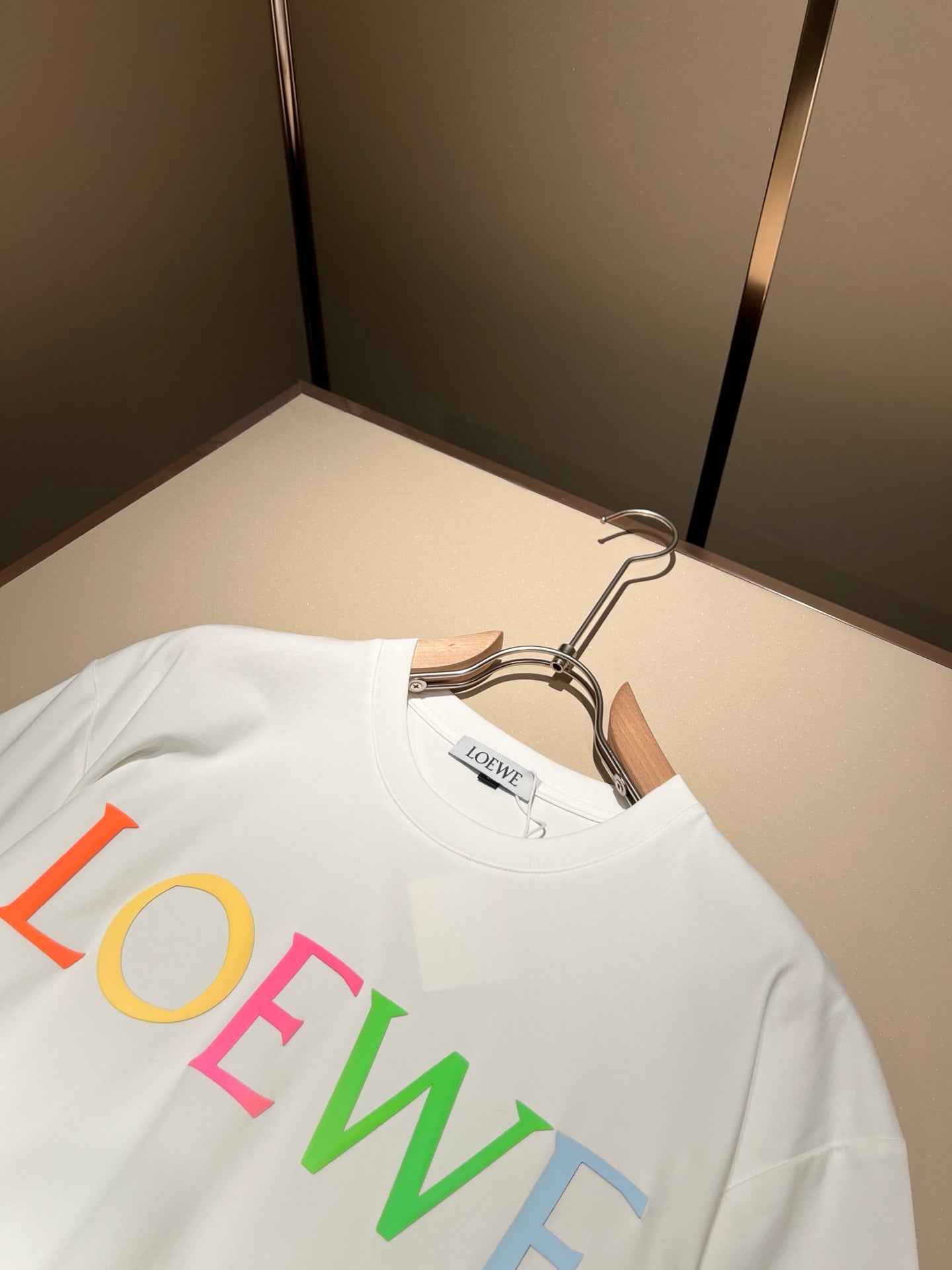 LOE*W 2025ss couple's cotton short-sleeved t-shirt