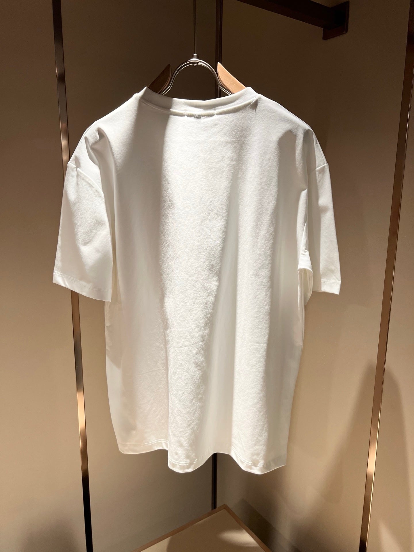FEND1 2025ss embroidered logo t-hirt