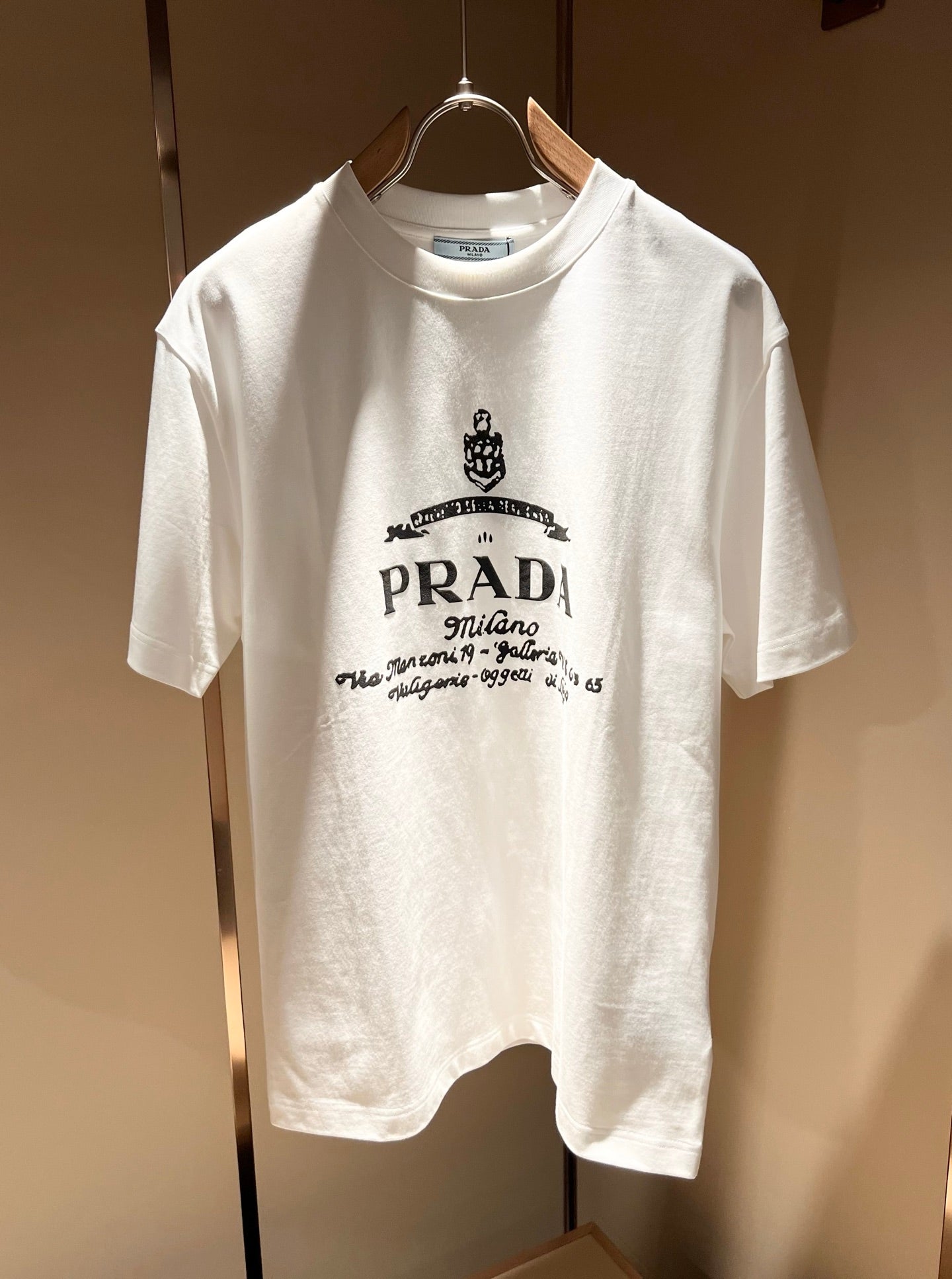 PRA* 2025ss new cotton t-shirt