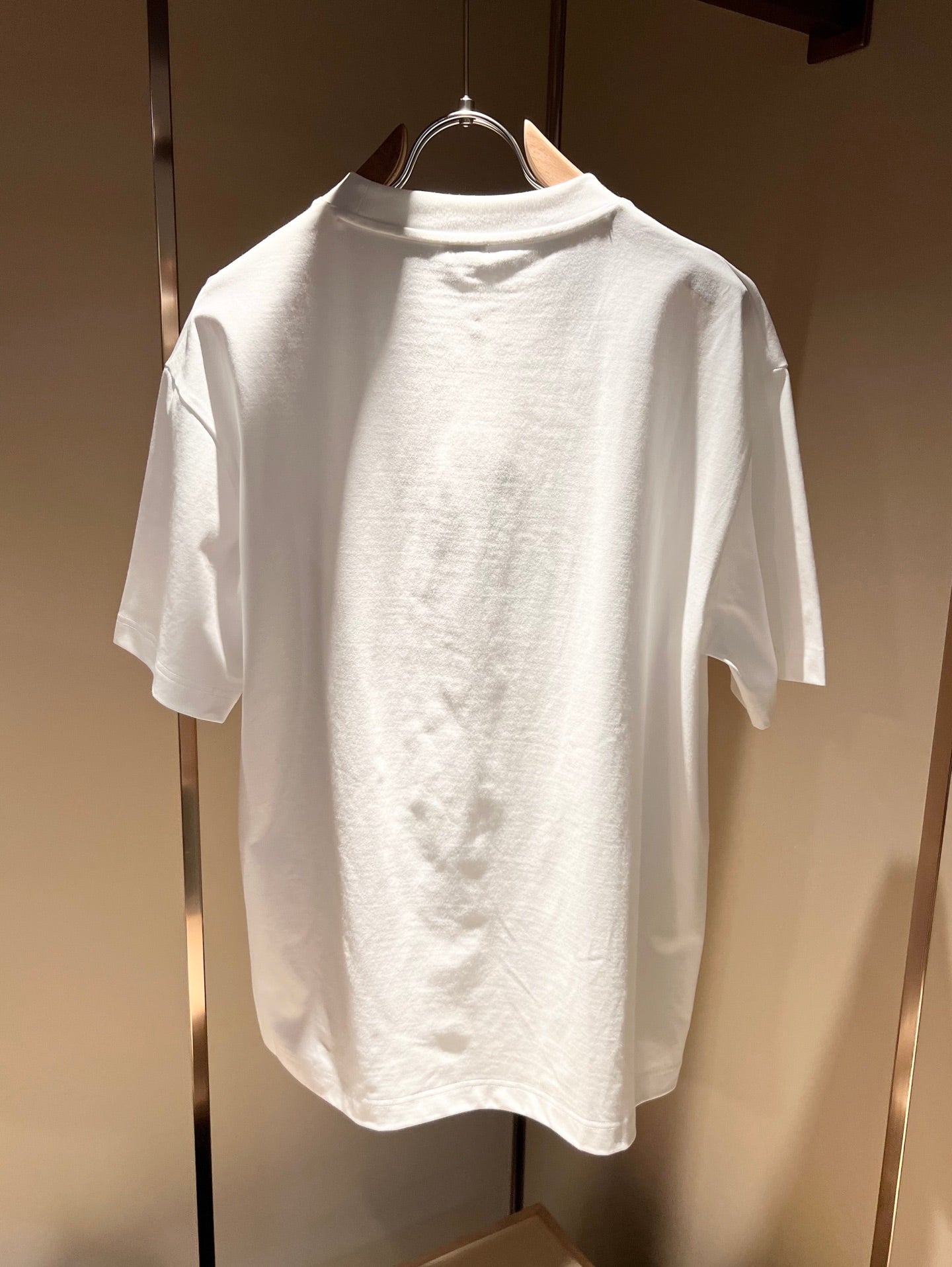 LOE*W 2025ss new embroidered logo -shirt