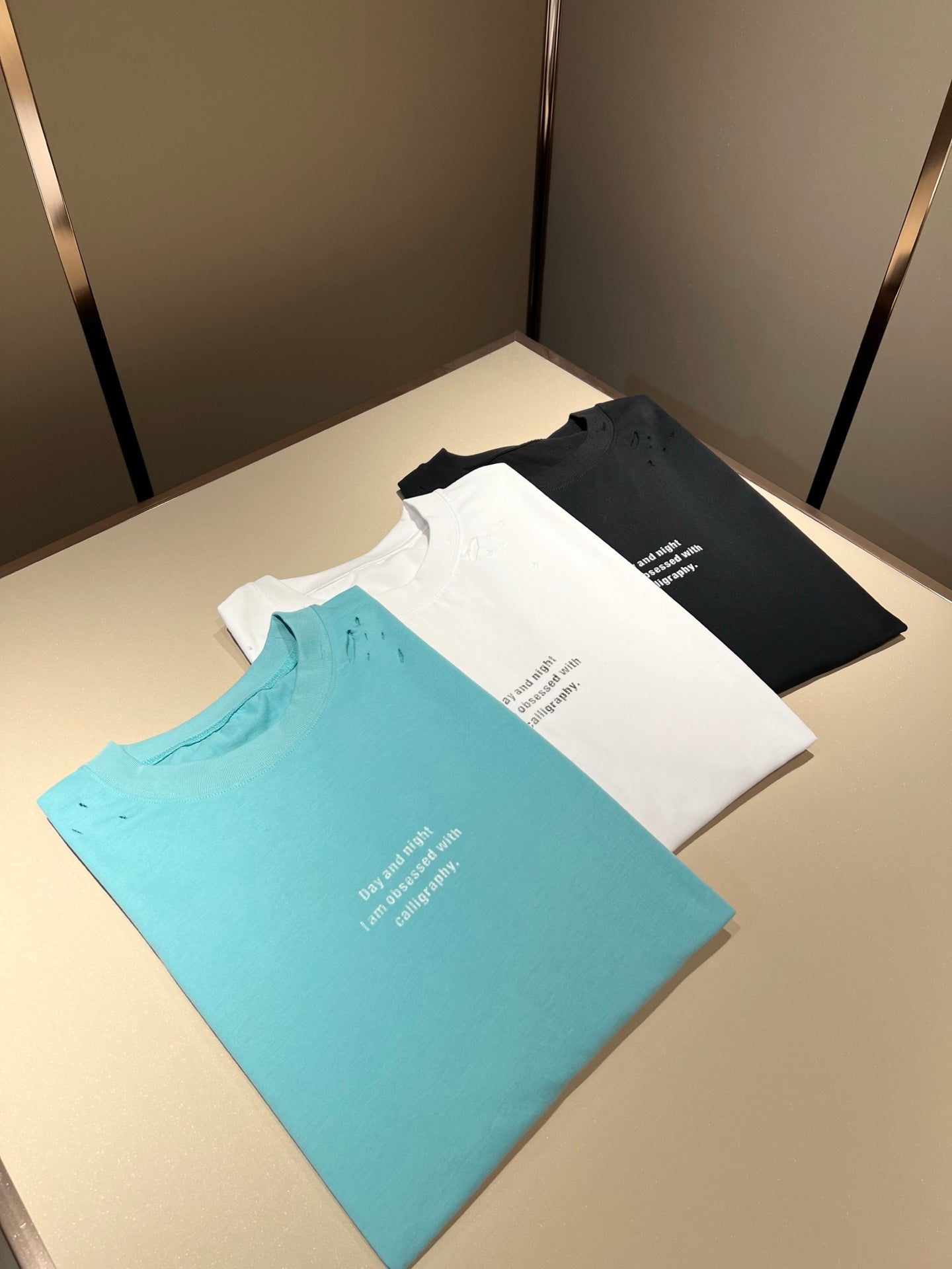 DIO* 2025ss new ripped casual t-shirt