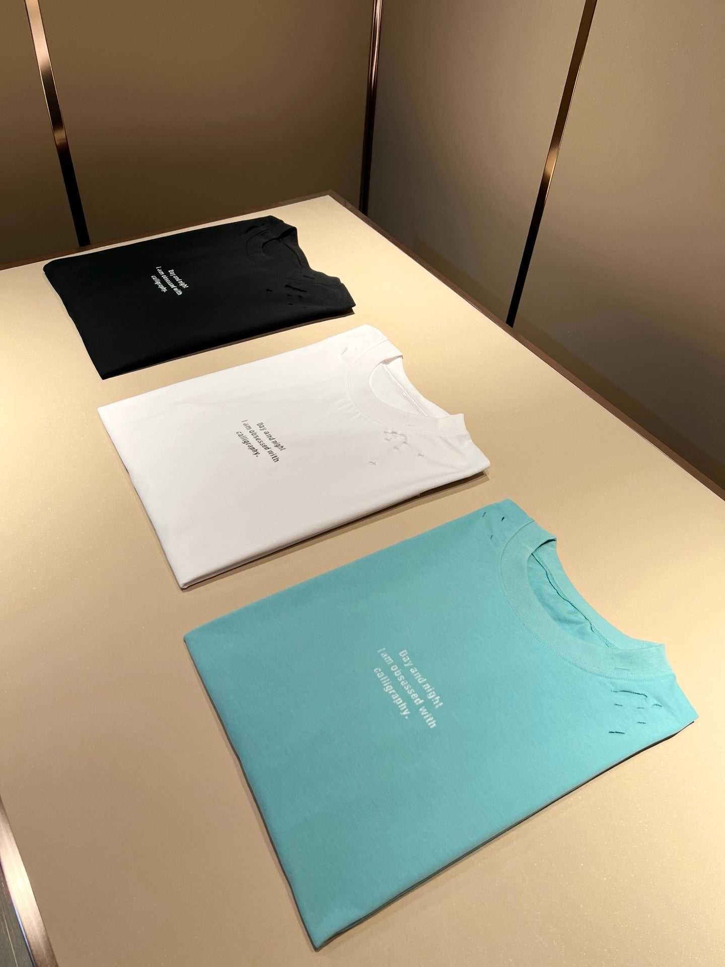 DIO* 2025ss new ripped casual t-shirt