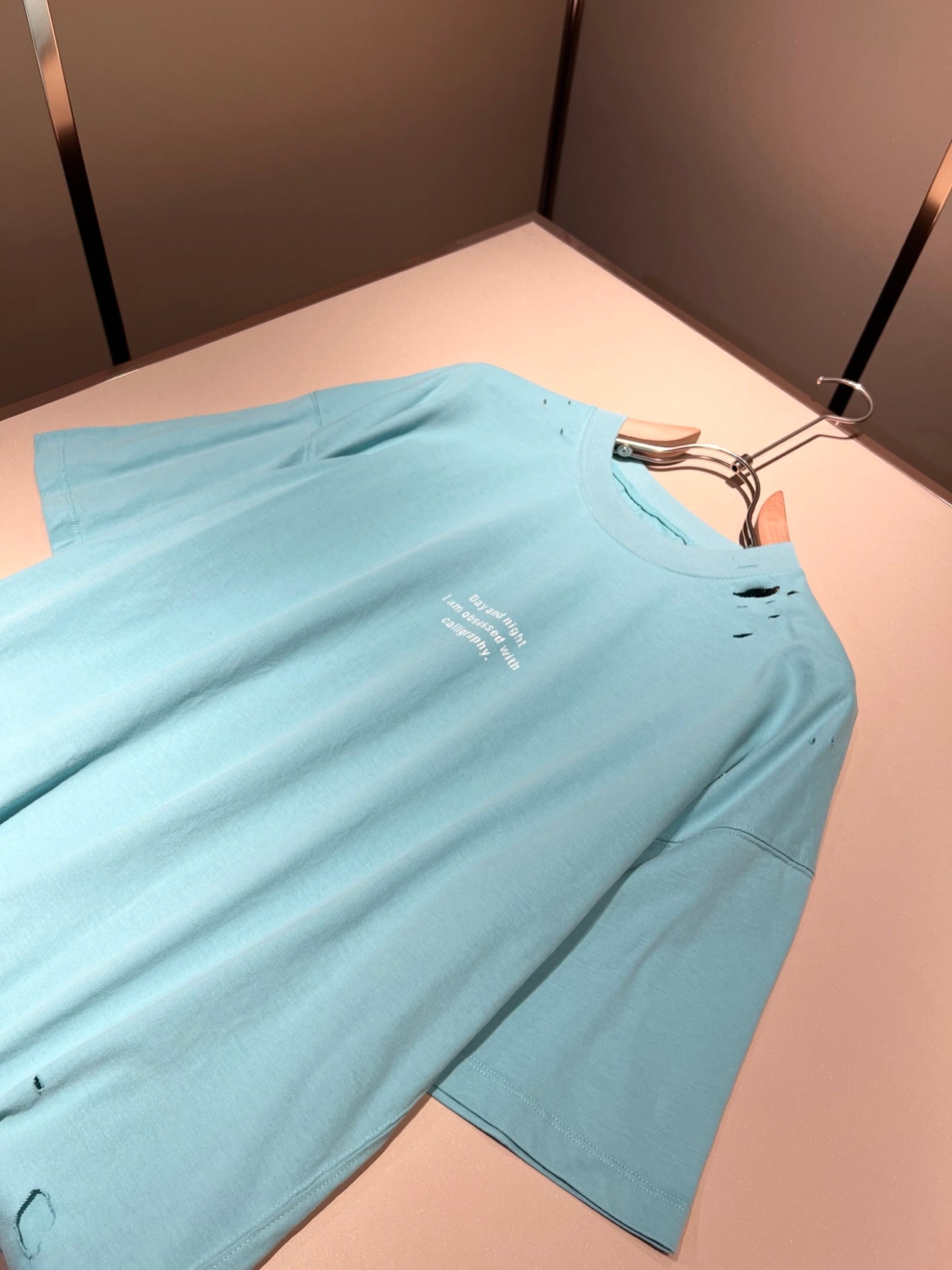 DIO* 2025ss new ripped casual t-shirt